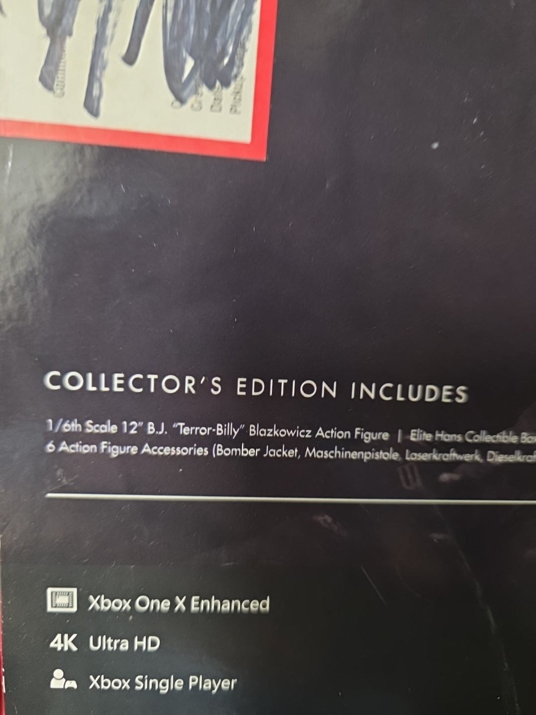 Wolfenstein II The New Colossus Collectors Edition Xbox One No Game Open Box