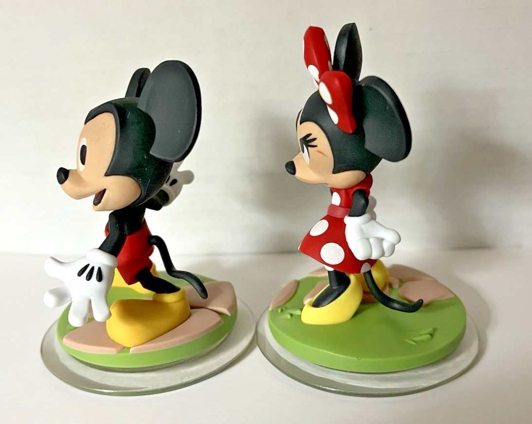 Disney Infinity 3.0 Edition MICKEY and MINNIE MOUSE Action Figures–pre-owned