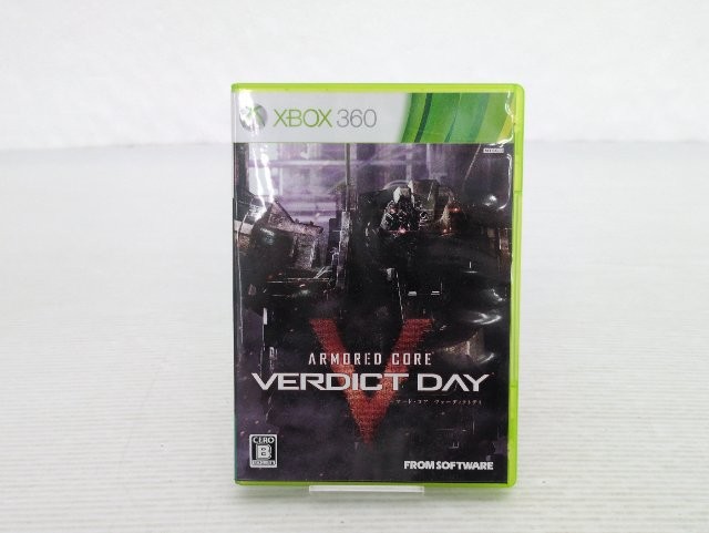 ARMORED CORE VERDICT DAY XBOX360 JP GAME. 9000025701051