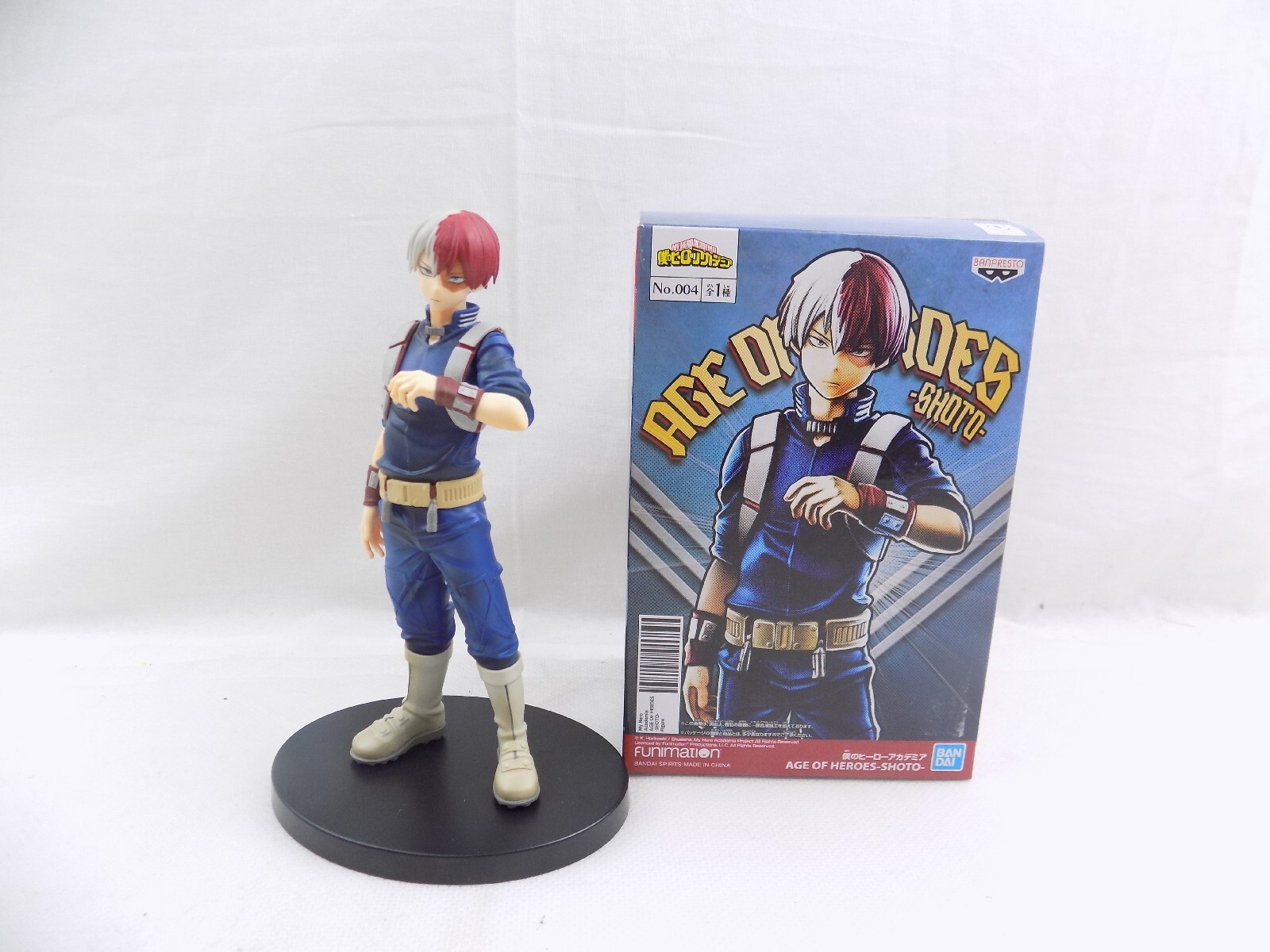 Boxed Bandai Banpresto Shoto Todoroki My Hero Academia Age Of Darkness Statue