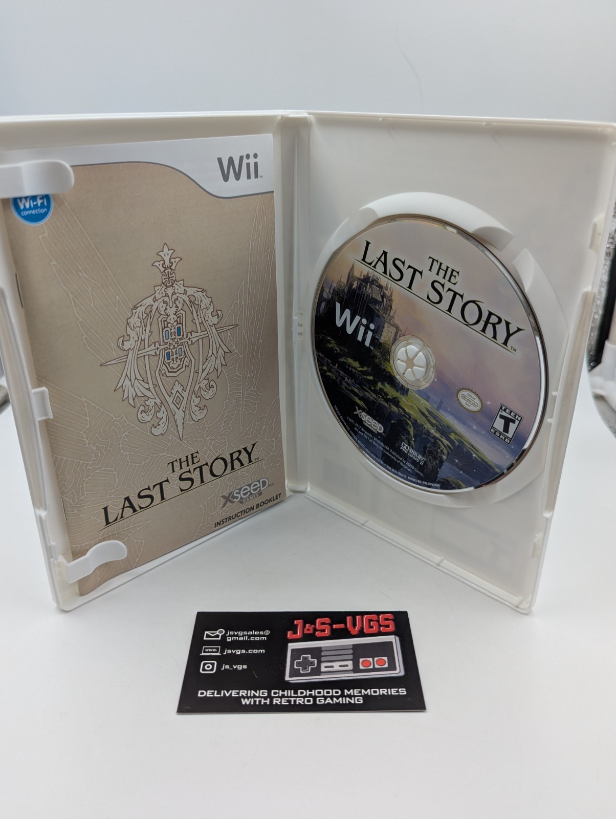 The Last Story Wii CIB w/ Art Book & Soundtrack Tested Working