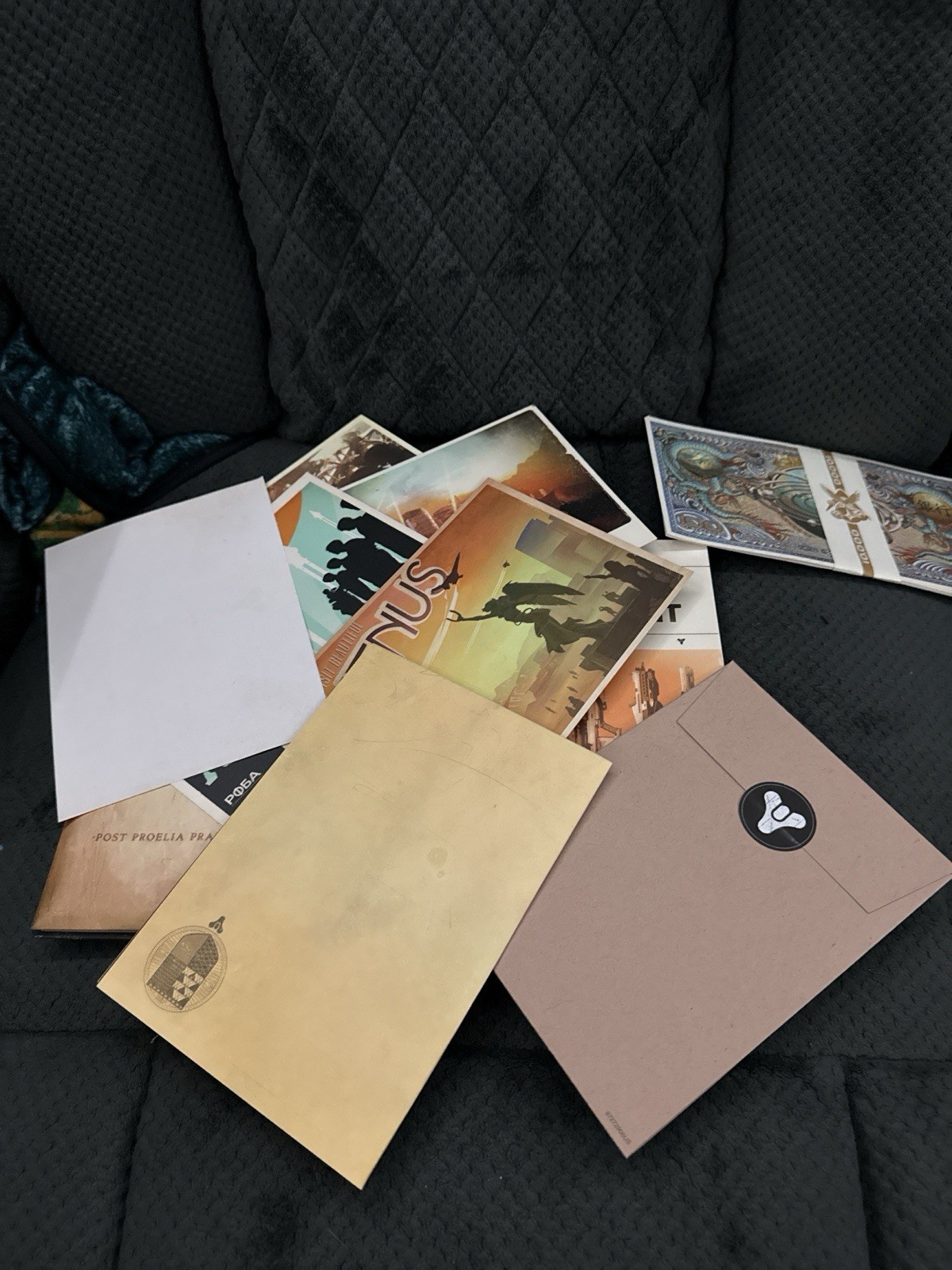 Destiny 1 Guardian Folio / Arms & Armament Paper Relics Lot