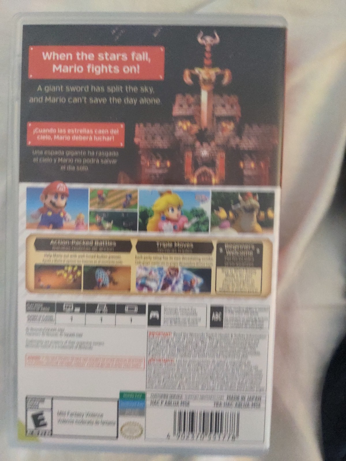 Super Mario RPG, Nintendo Switch, in Case