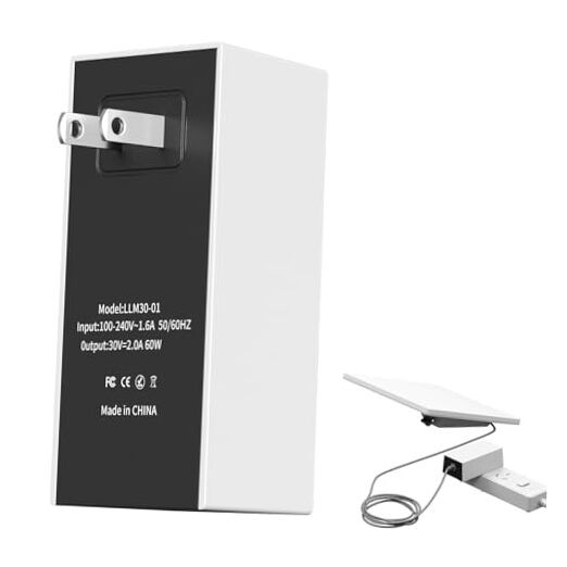 Starlink Mini Power Supply Adapter,30V 2A 60W AC/DC Wall Plug Power Adapter