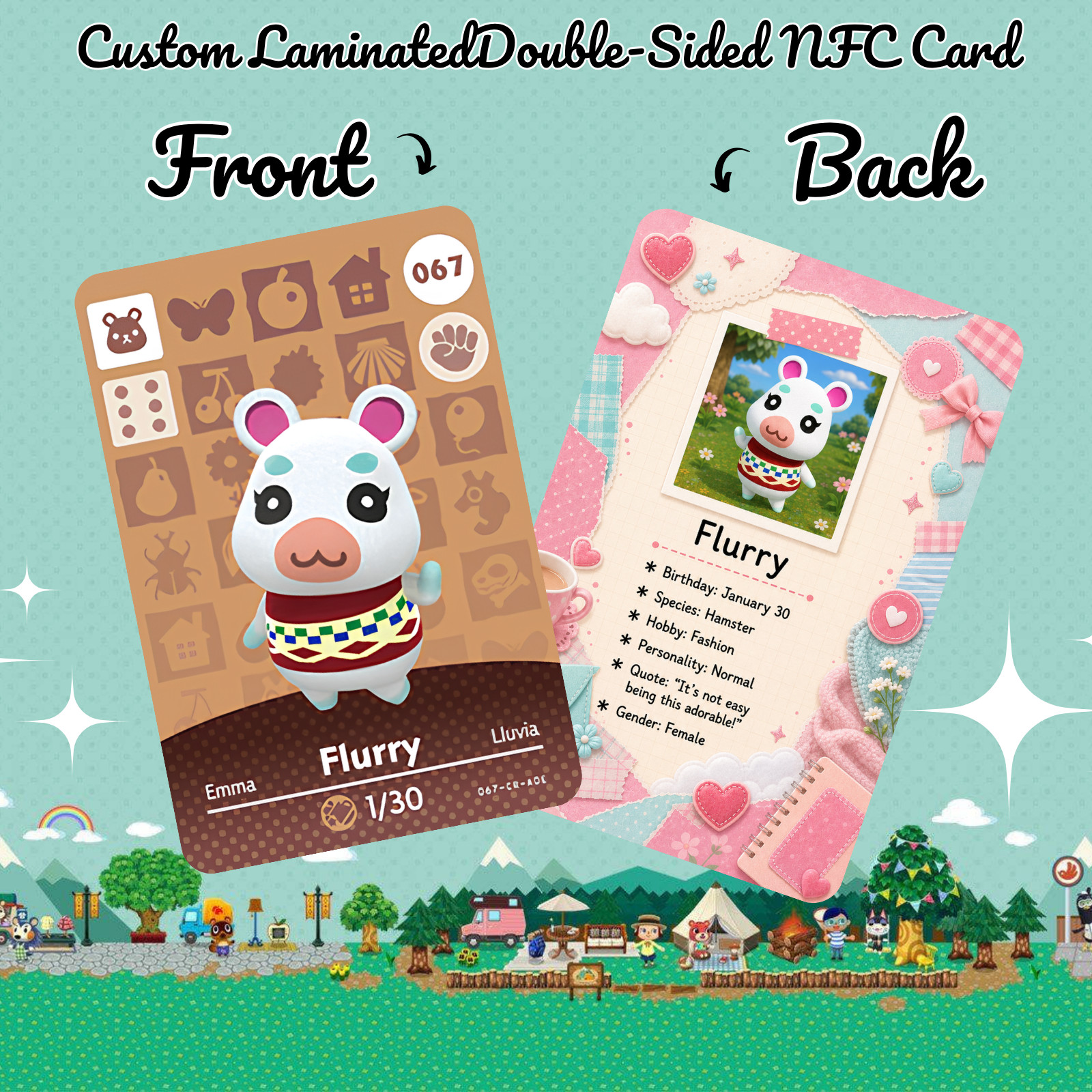 Animal Crossing NFC Amiibo Cards – ANY VILLAGER #001-448 | Premium Cards