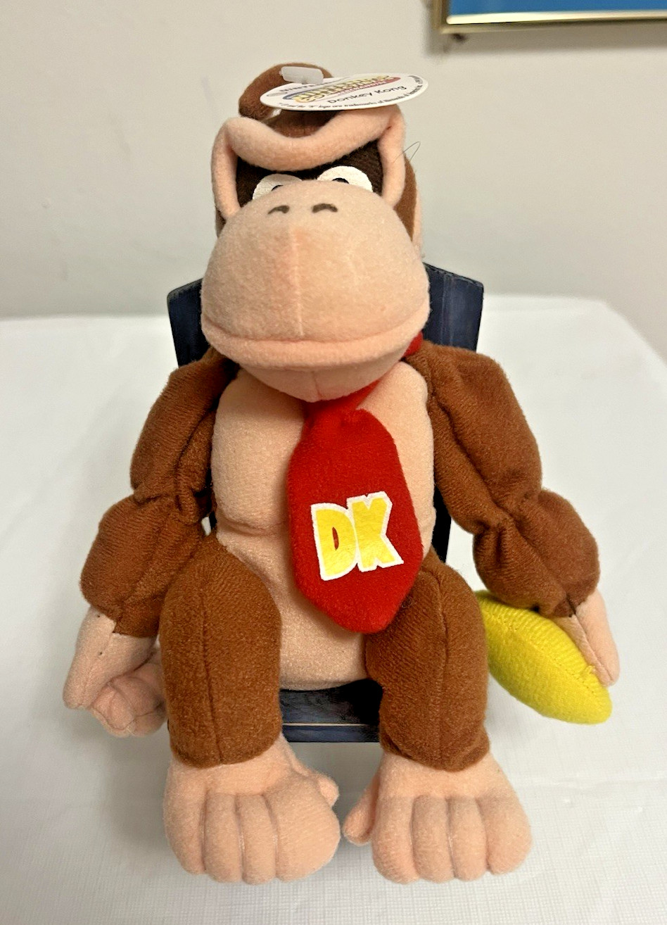 Nintendo 64 Collectibles -7″ DONKEY KONG – Mario Bros. Toy Site Beanbag