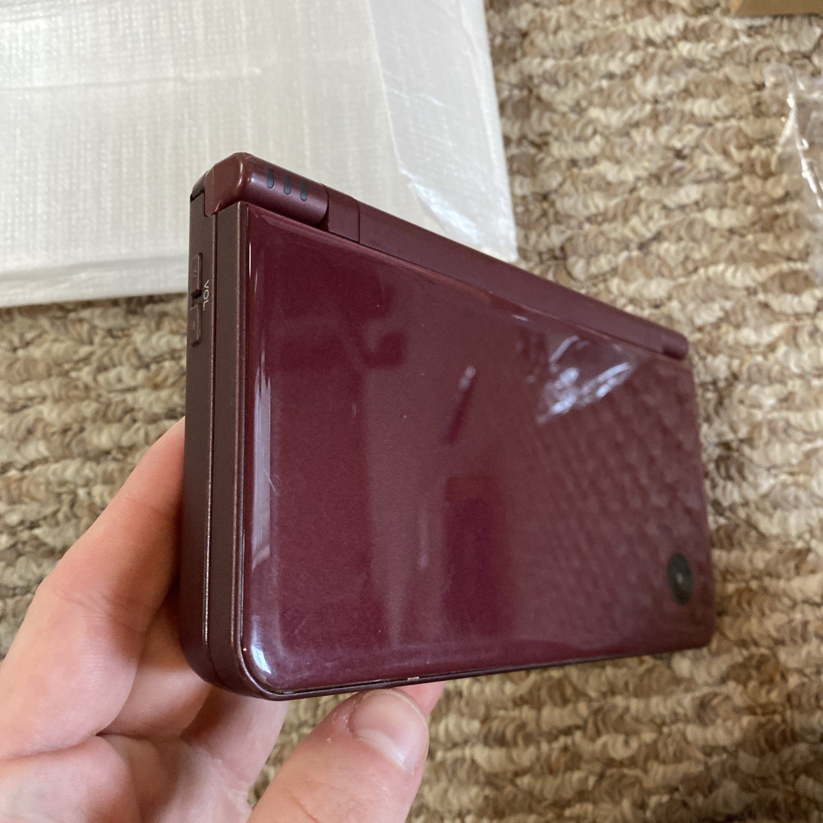 Nintendo DSi XL Burgundy Complete In Box CIB, ! Stylus, Manual!
