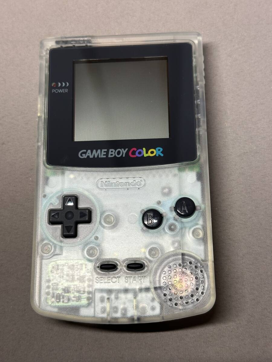 Nintendo Game Boy Color Handheld Console Clear Model CGB-S-SA