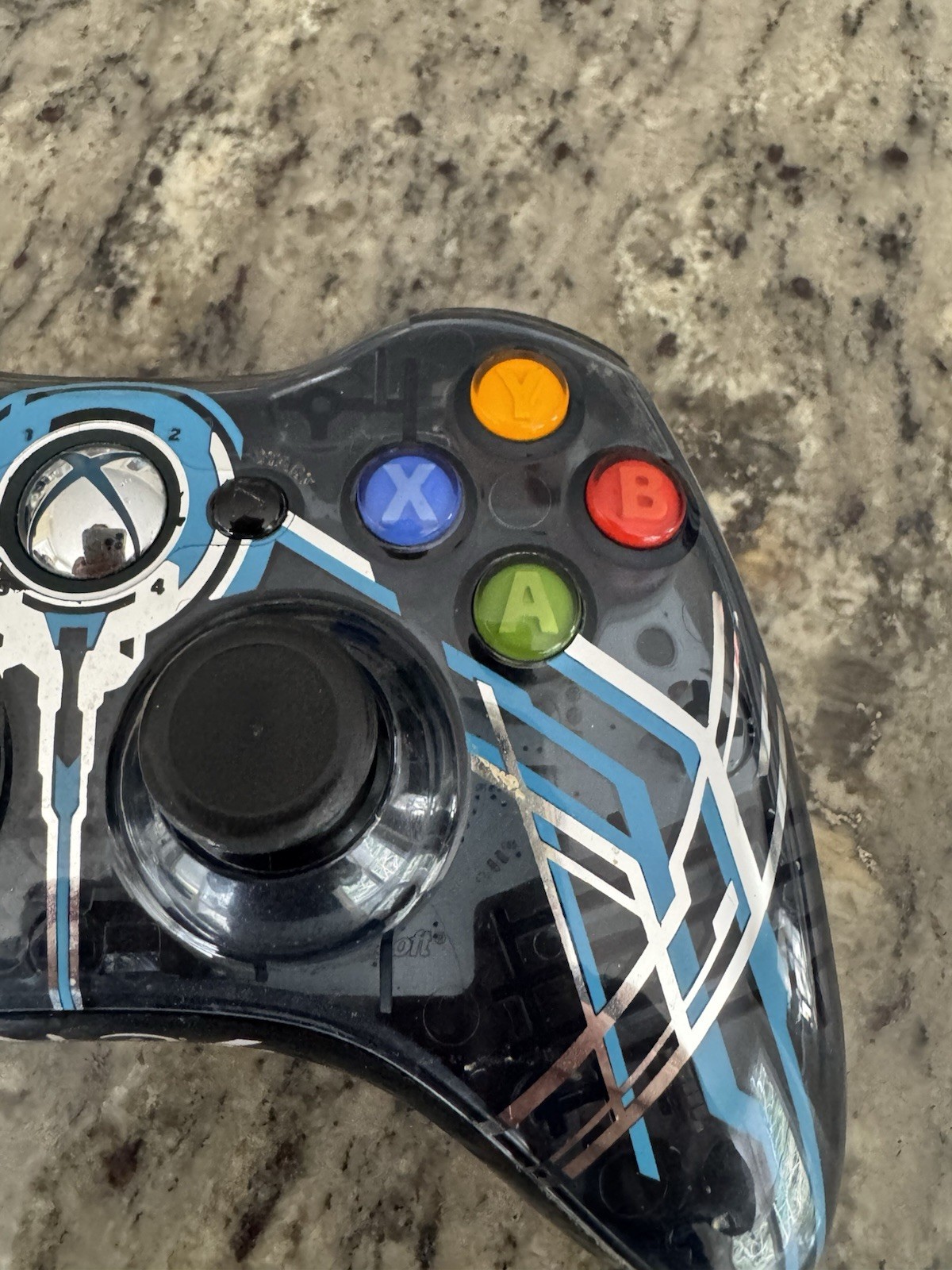 halo 4 xbox 360 controller with Battery