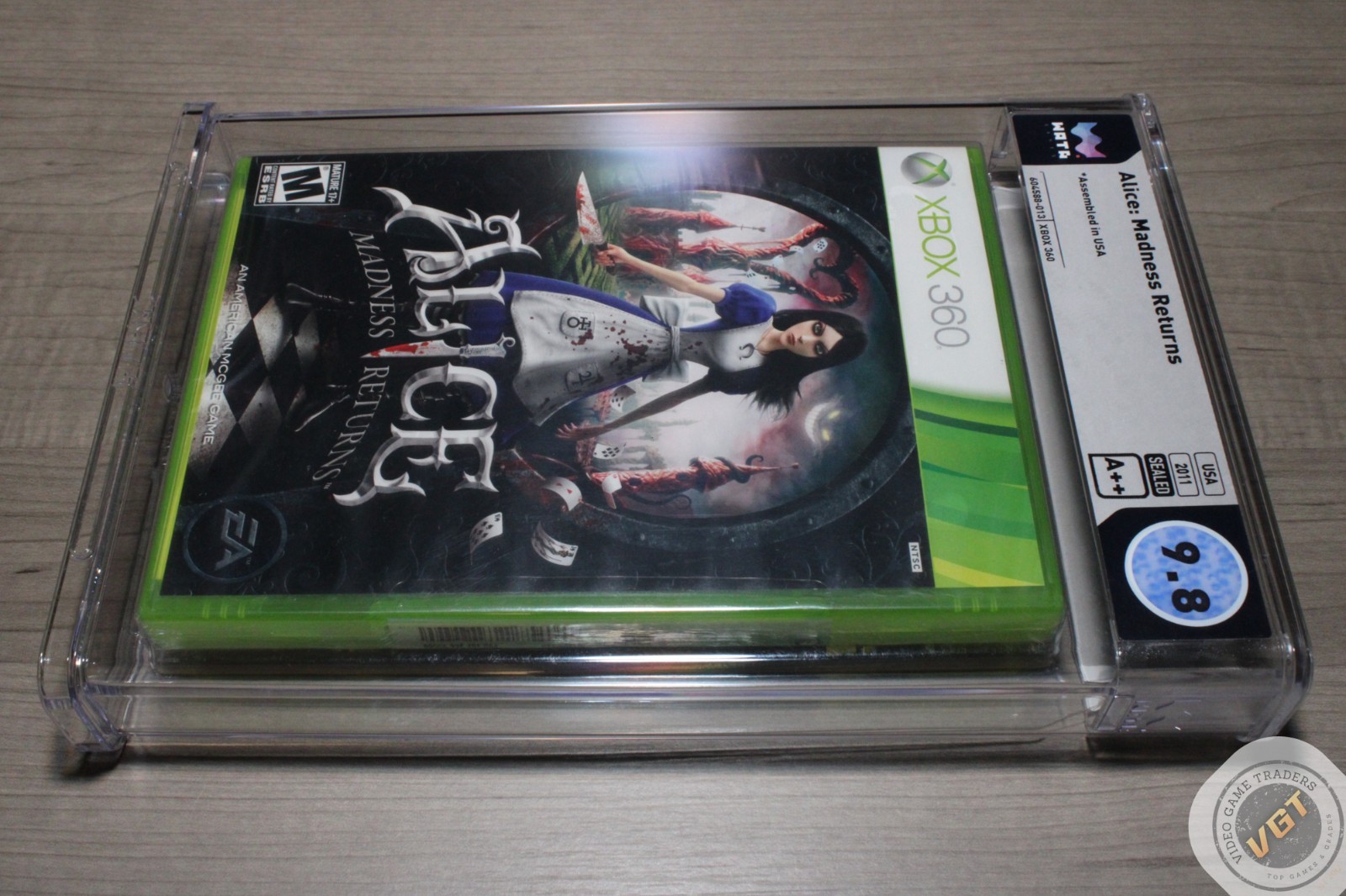 WATA 9.8 A++ – Alice: Madness Returns Xbox 360 2011 NEW! – RARE!