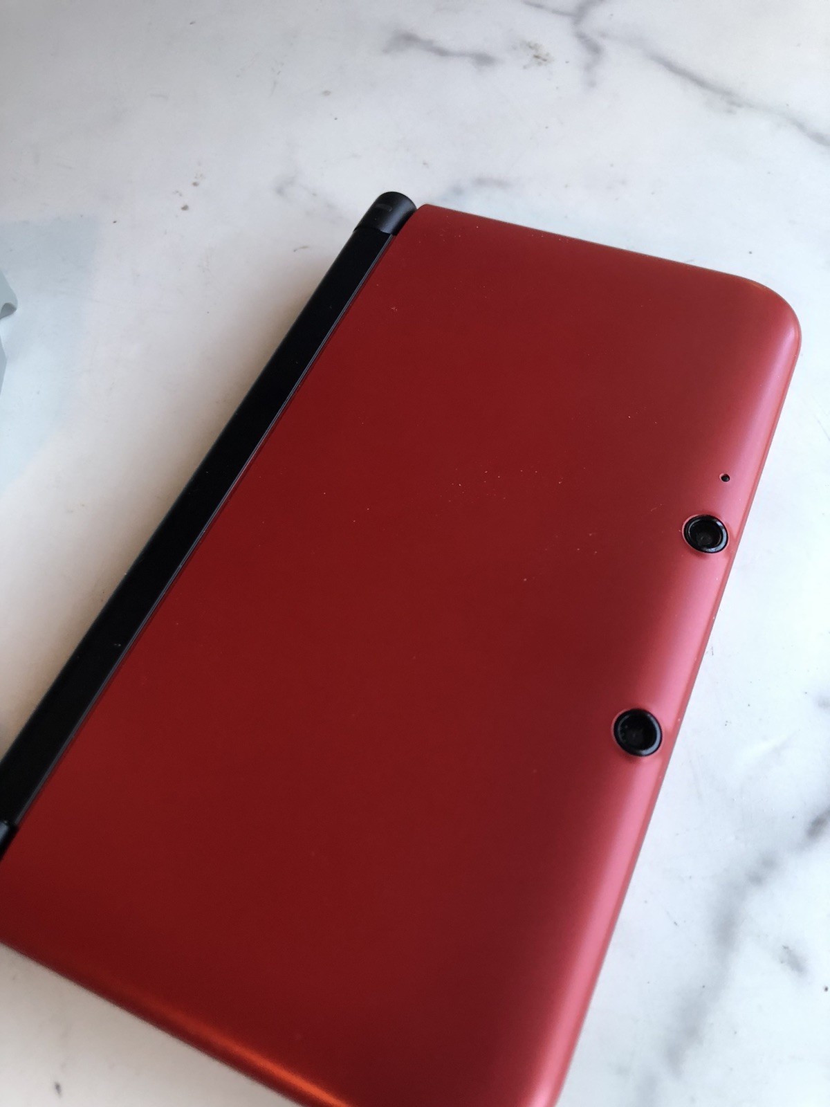 Nintendo 3DS XL Red Console SPR-001 US Pokémon Case Stylus Bravely Default