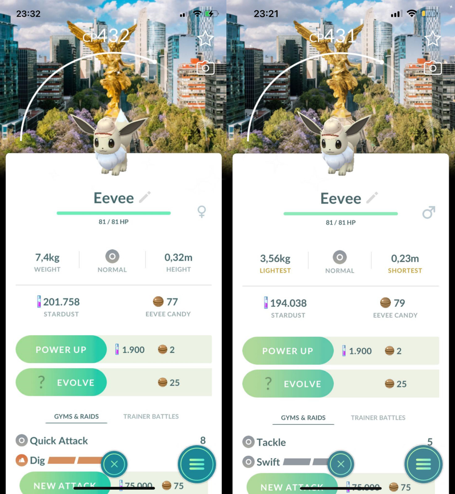 Shiny Eevee wearing an explorer hat Mexico City background costume – TRADE