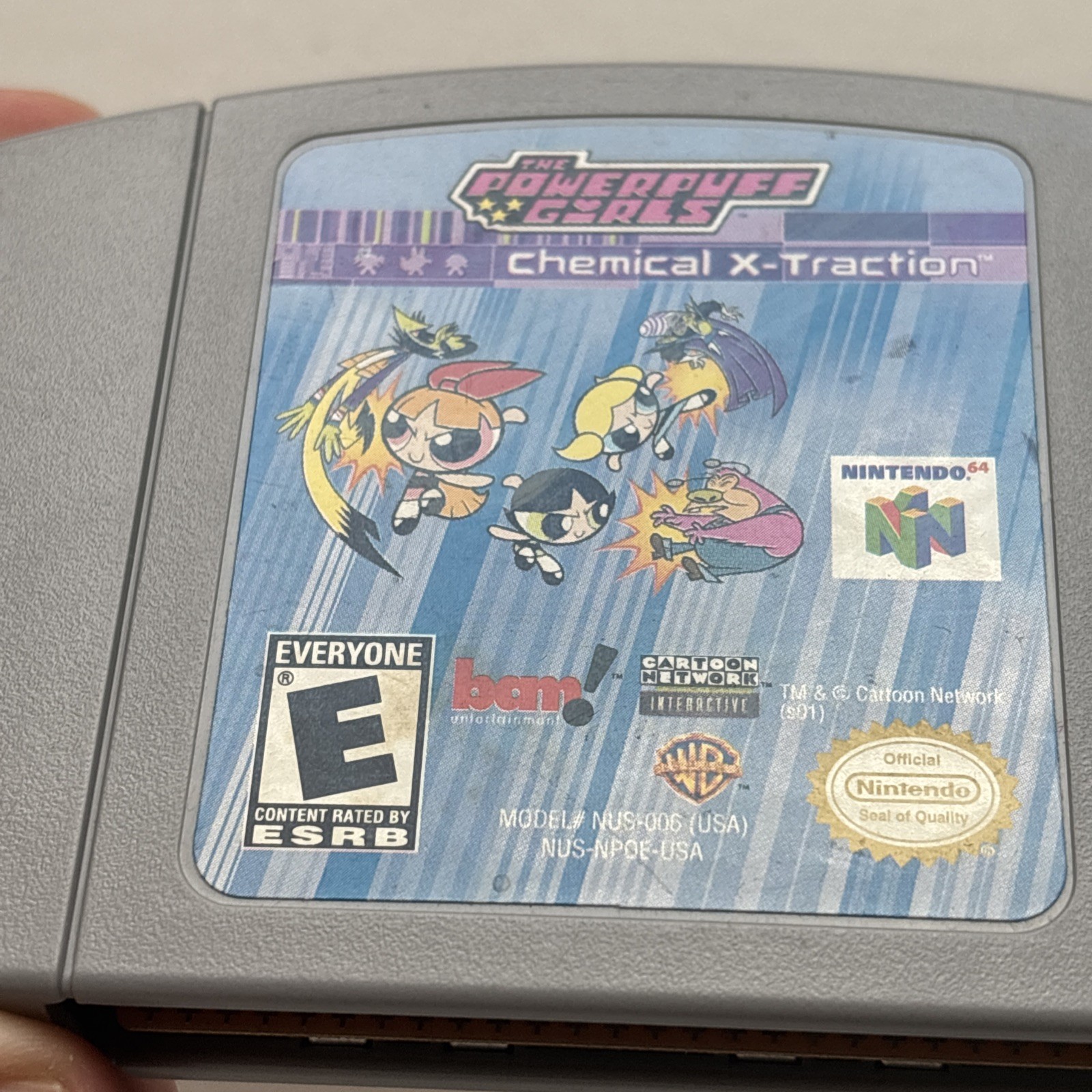 The Powerpuff Girls Nintendo 64 N64 Authentic Game Cart Cleaned Tested Retro Fun