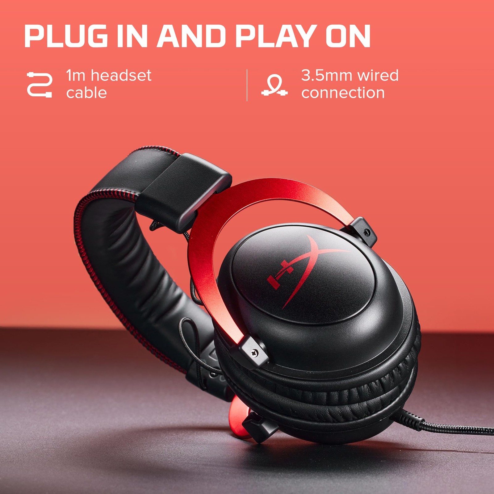Gaming Headset HyperX Cloud II 7.1 Surround Memory Foam Red KHX-HSCP-RD Sound
