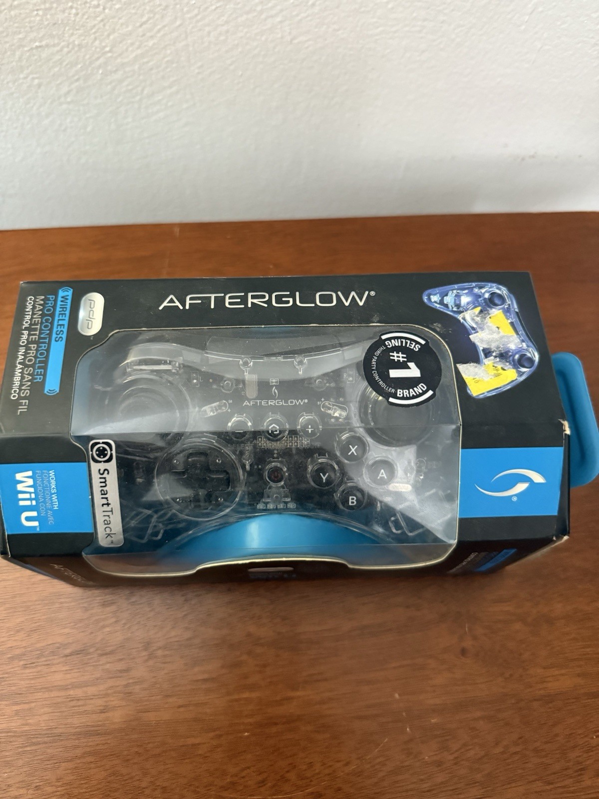 PDP Afterglow Pro Wireless Light up Controller For Nintendo Wii U Brand New NOS