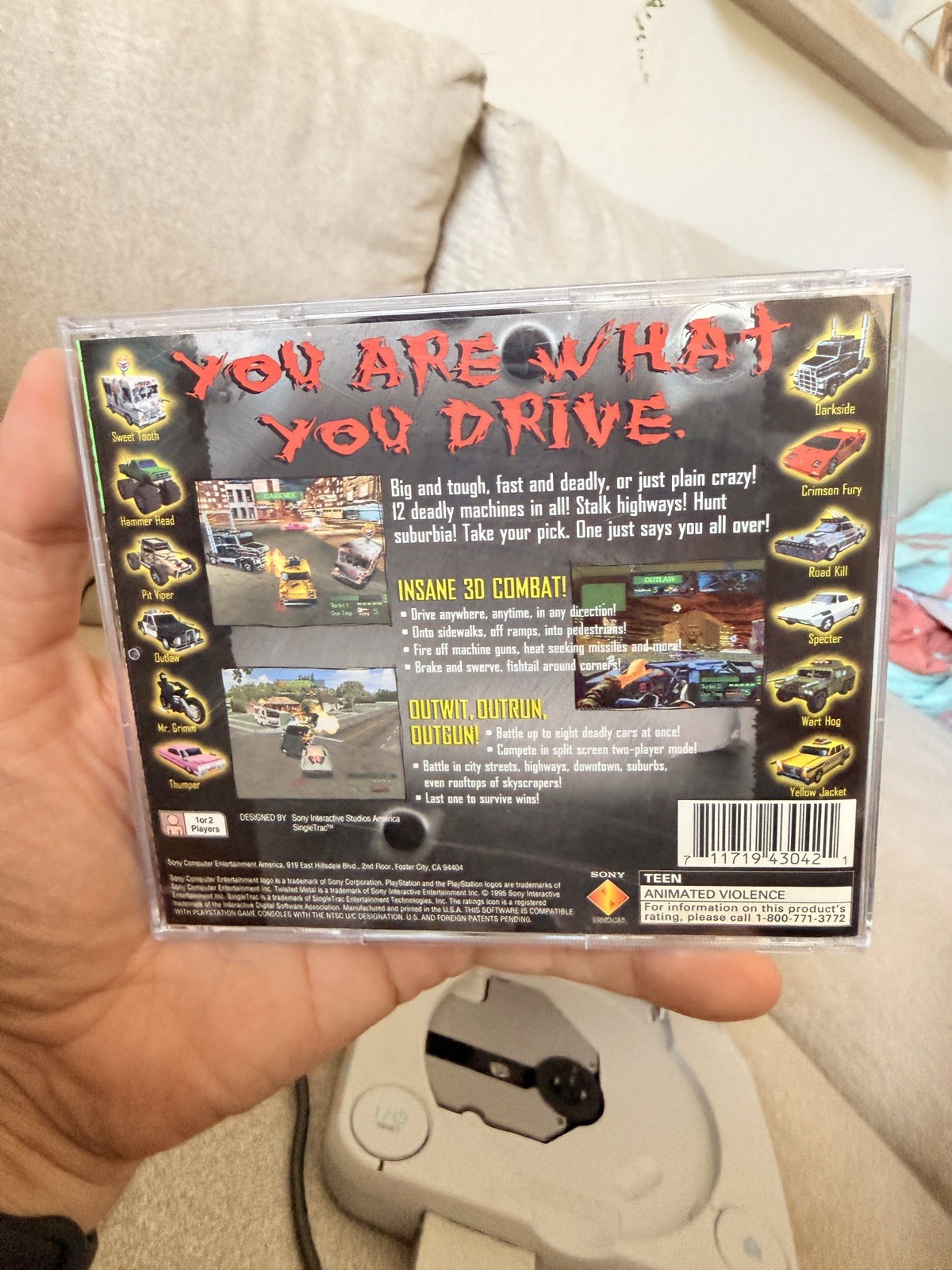 Twisted Metal – Sony PlayStation 1