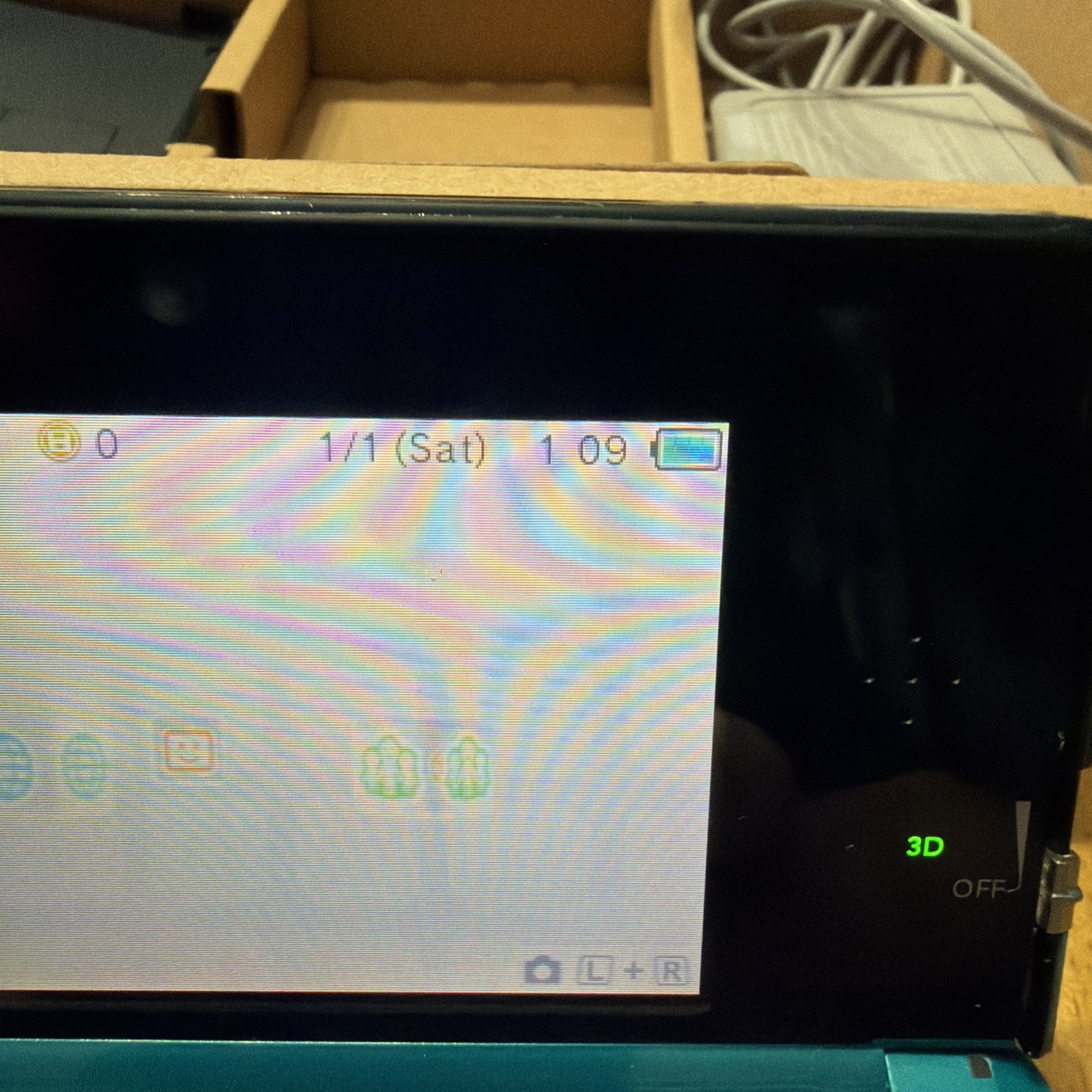 Nintendo 3DS Handheld System – Aqua Blue W/box, Manuals, And Charger.