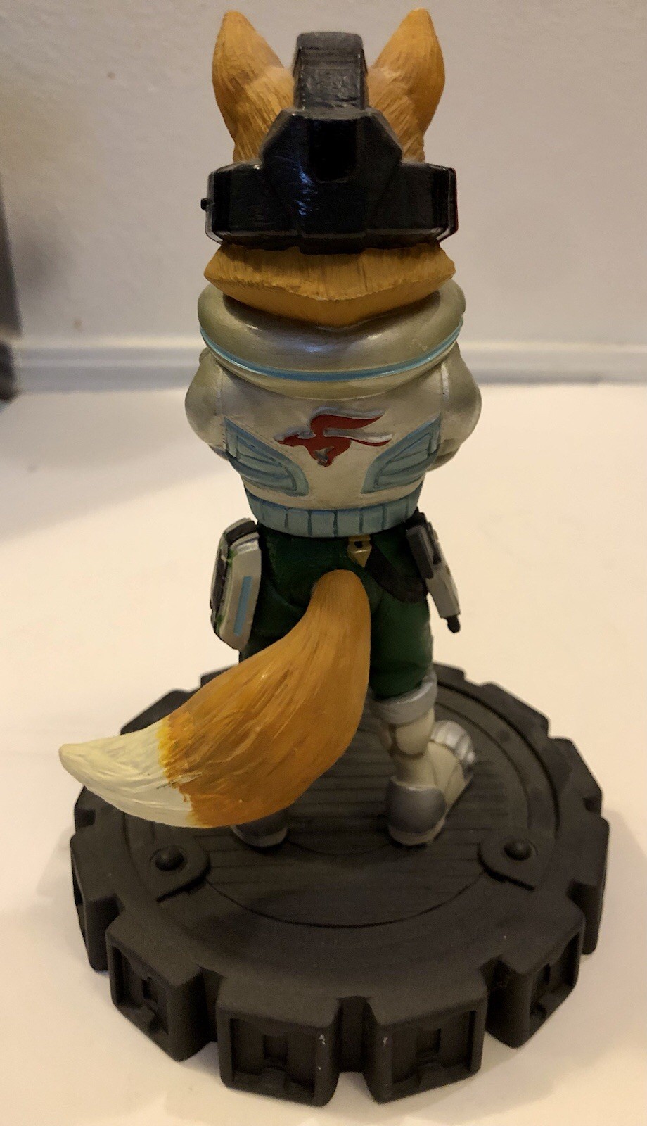 Star Fox Zero – Fox McCloud 8″ Resin Stone Statue – Nintendo – Power A Rare!