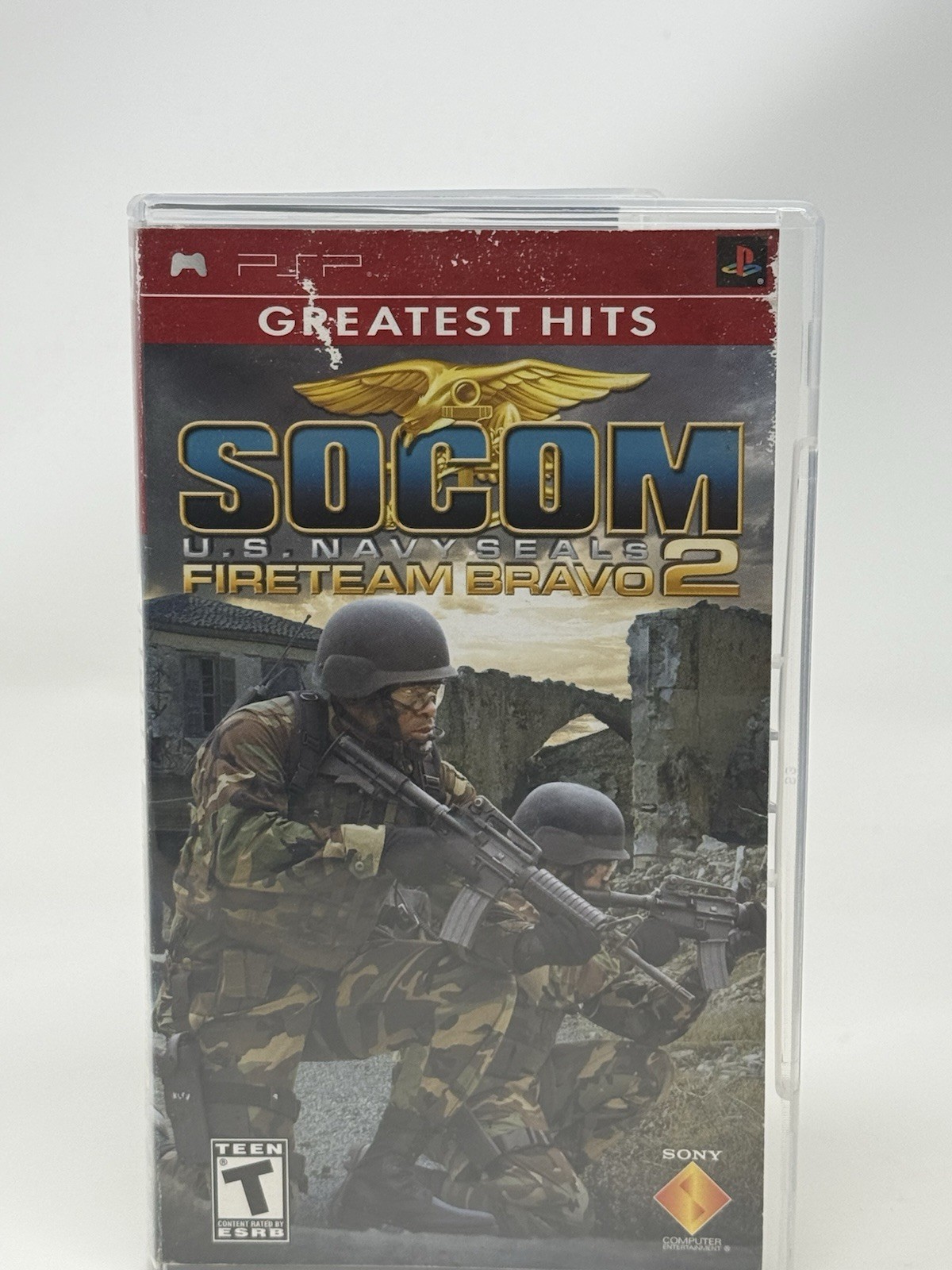 SOCOM US Navy Seals Fireteam Bravo 2 PlayStation Portable PSP Complete CIB