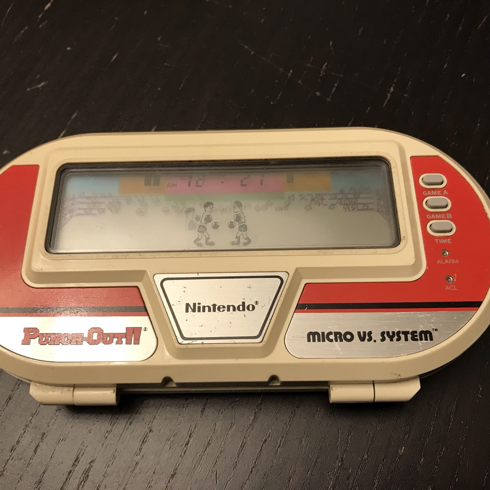 Nintendo Game And Watch Punch Out Boxing BX-301 Rare Variant