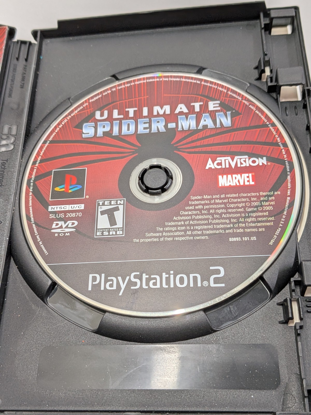 Ultimate Spider-Man (Sony PlayStation 2, 2005) Tested W/ Manual