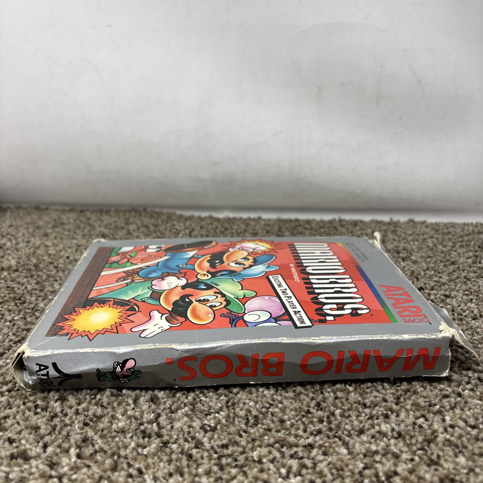 Mario Bros. (Atari 2600, 1983) Cartridge, Manual And Box Complete CIB Tested