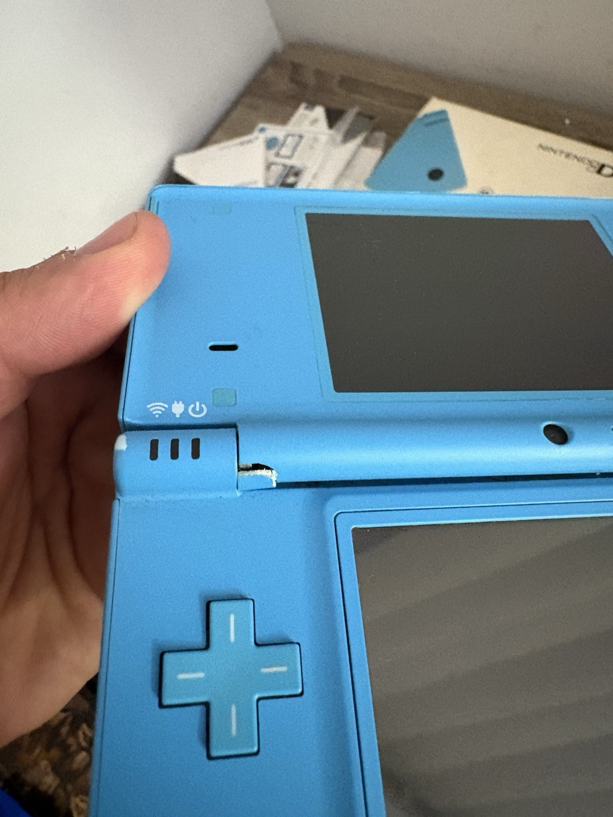 Nintendo DSi Light Blue Handheld Console Complete w/Box – Repair