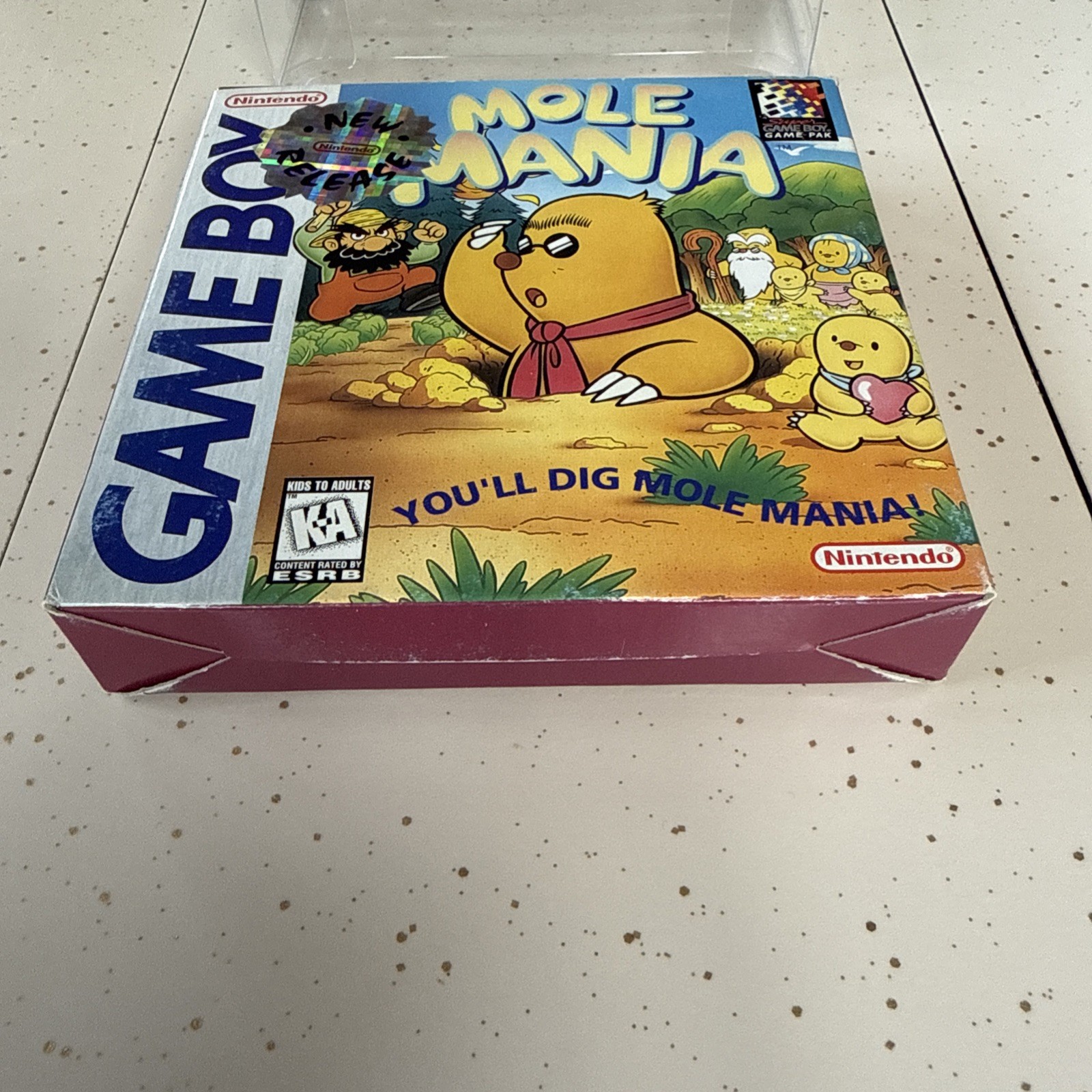 Mole Mania (Nintendo Gameboy Game Boy) Complete CIB excellent