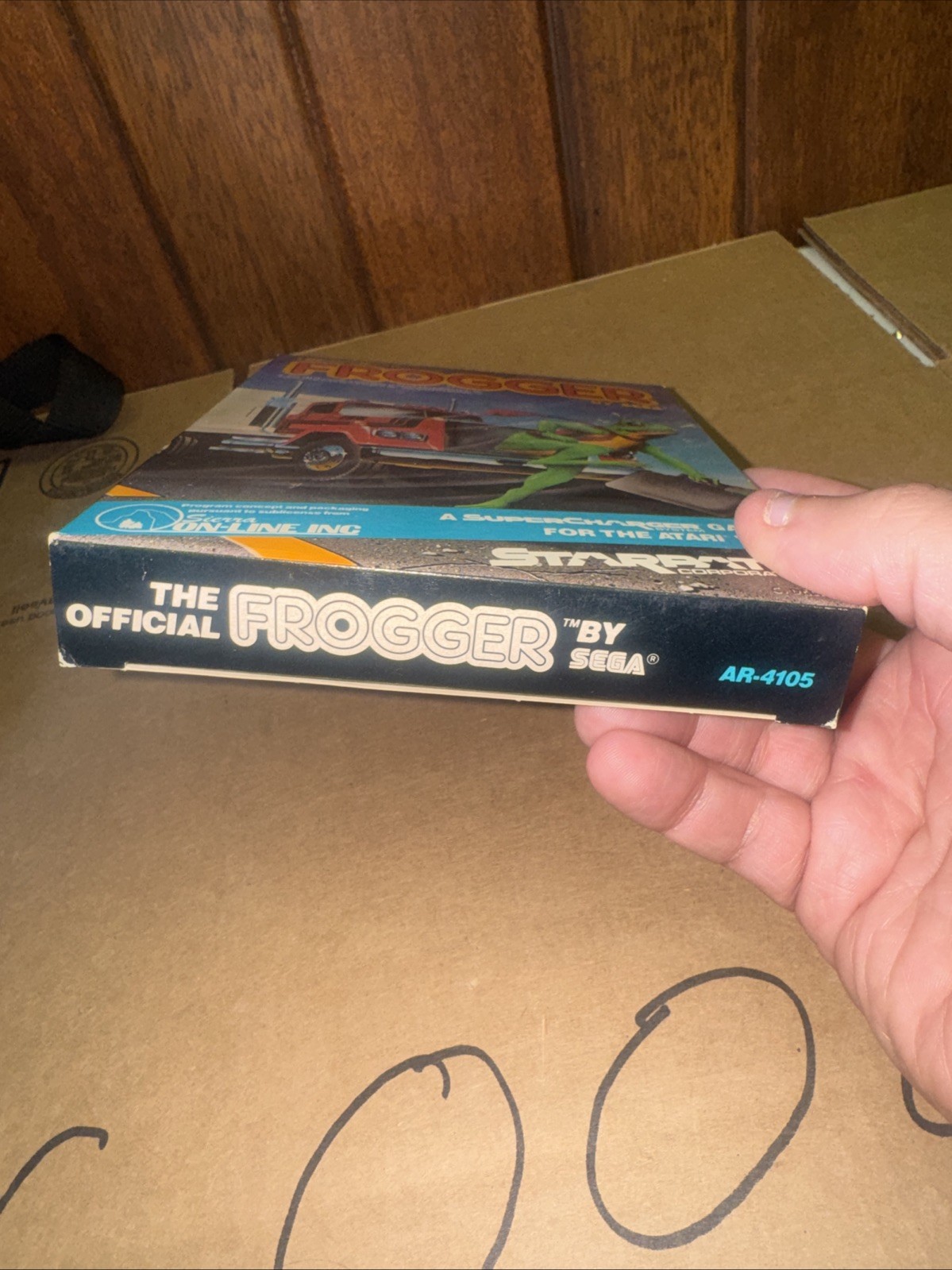 STARPATH 1983 Frogger By SEGA Atari VCS A Supercharger Game