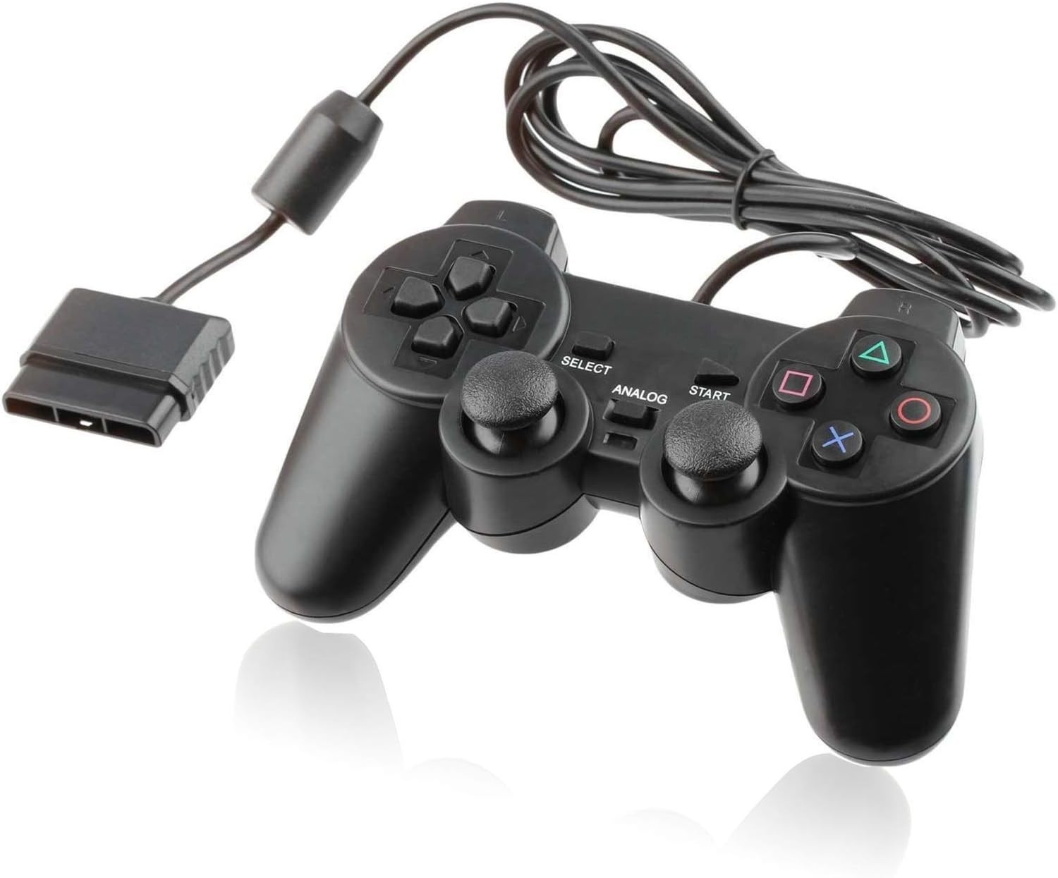 Official Sony Playstation 2 DualShock Wired Controller Sealed PS2 – Black