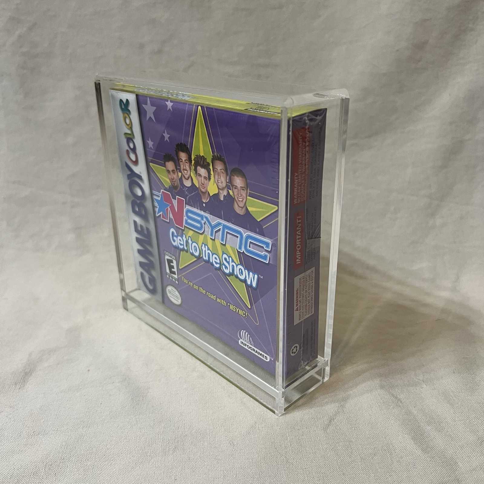 Acrylic Display Case for Nintendo Game Boy, Advance, & Color – UV Protection