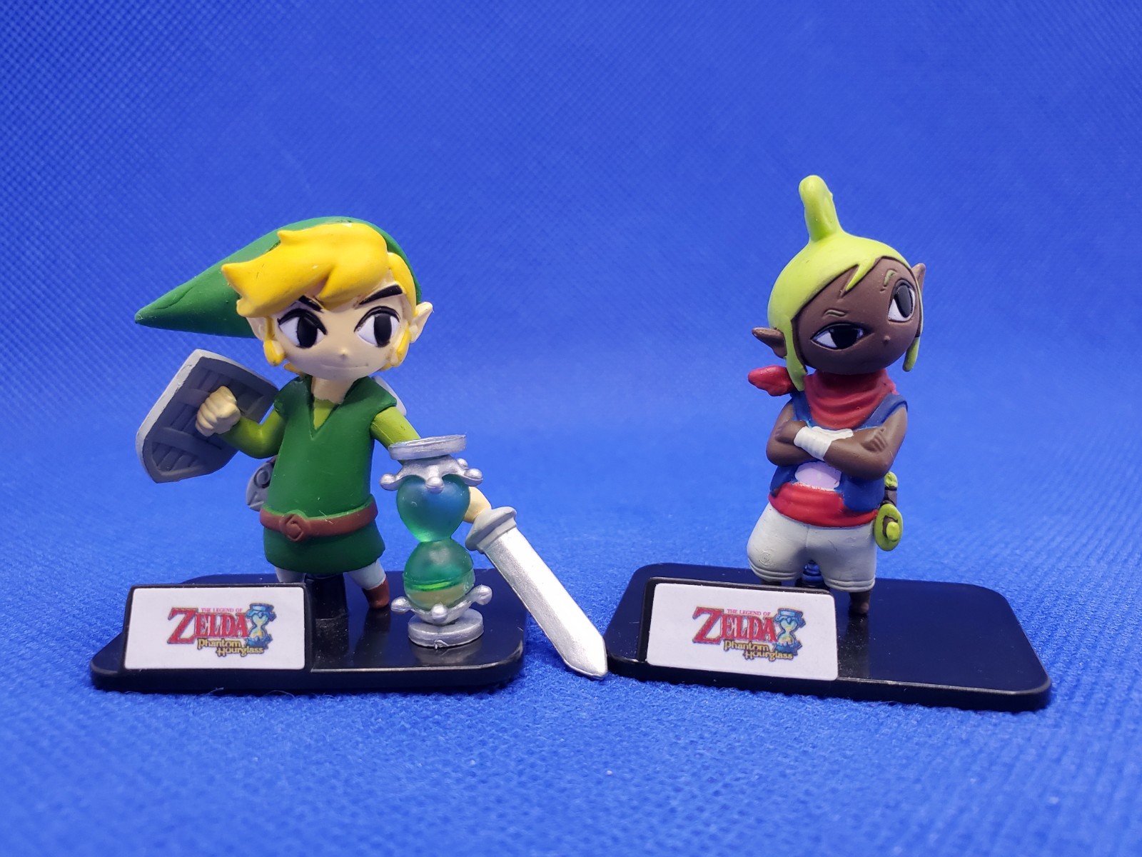 Legend of Zelda Phantom Hourglass Link and Tetra TOMY Mini Figures 2012 2″