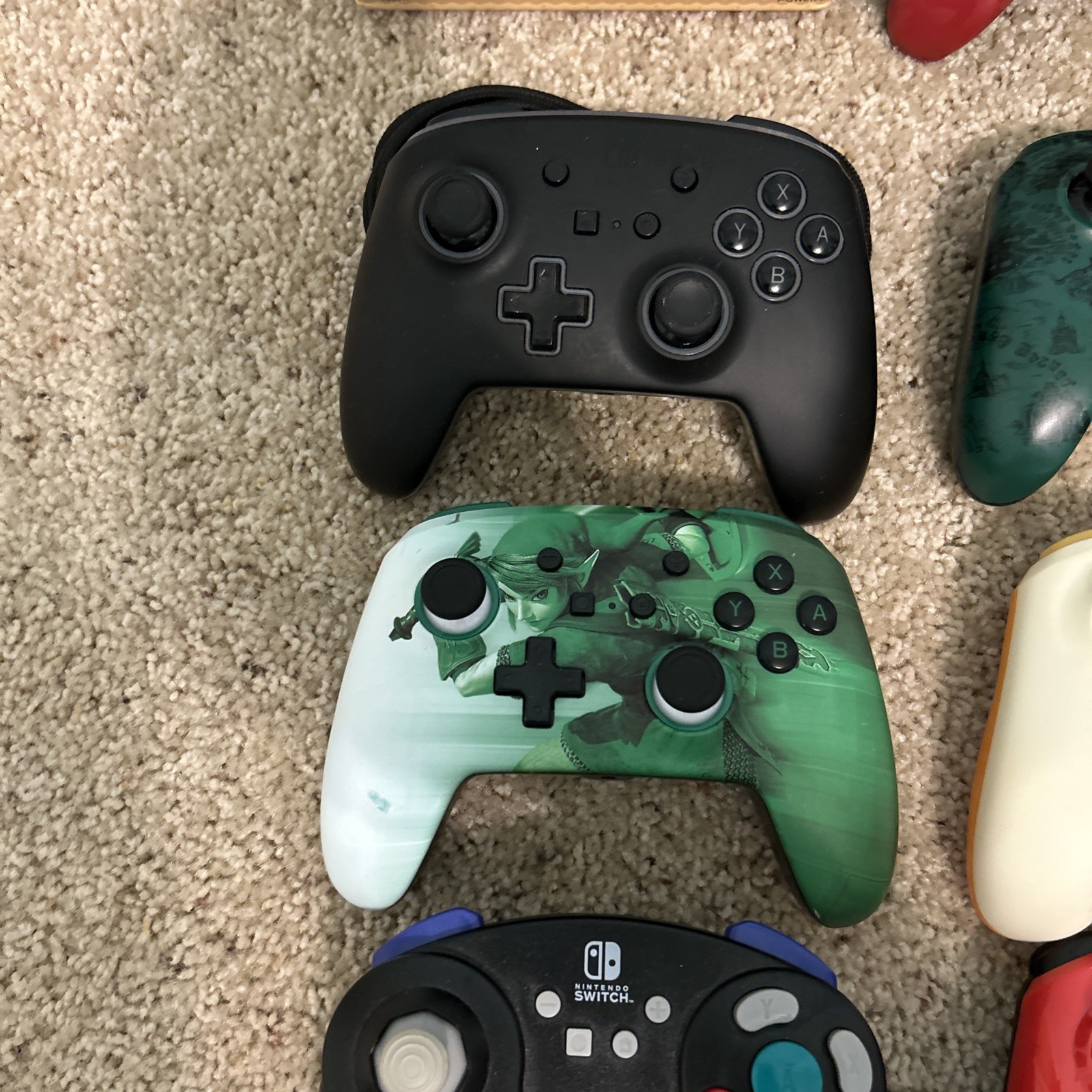 Nintendo Switch Wired & Wireless Controller Lot – Tested & Working