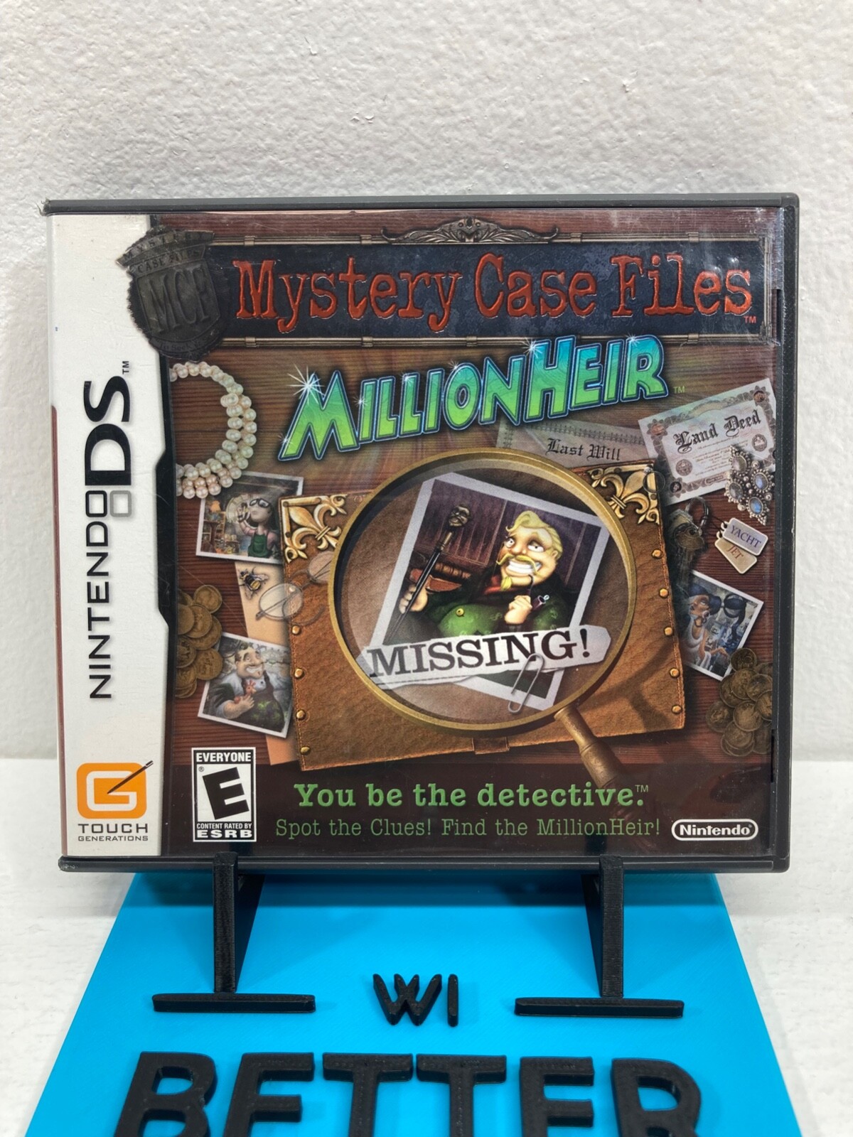 Mystery Case Files: MillionHeir (Nintendo DS) 3DS 2DS DSi XL Complete & Tested!