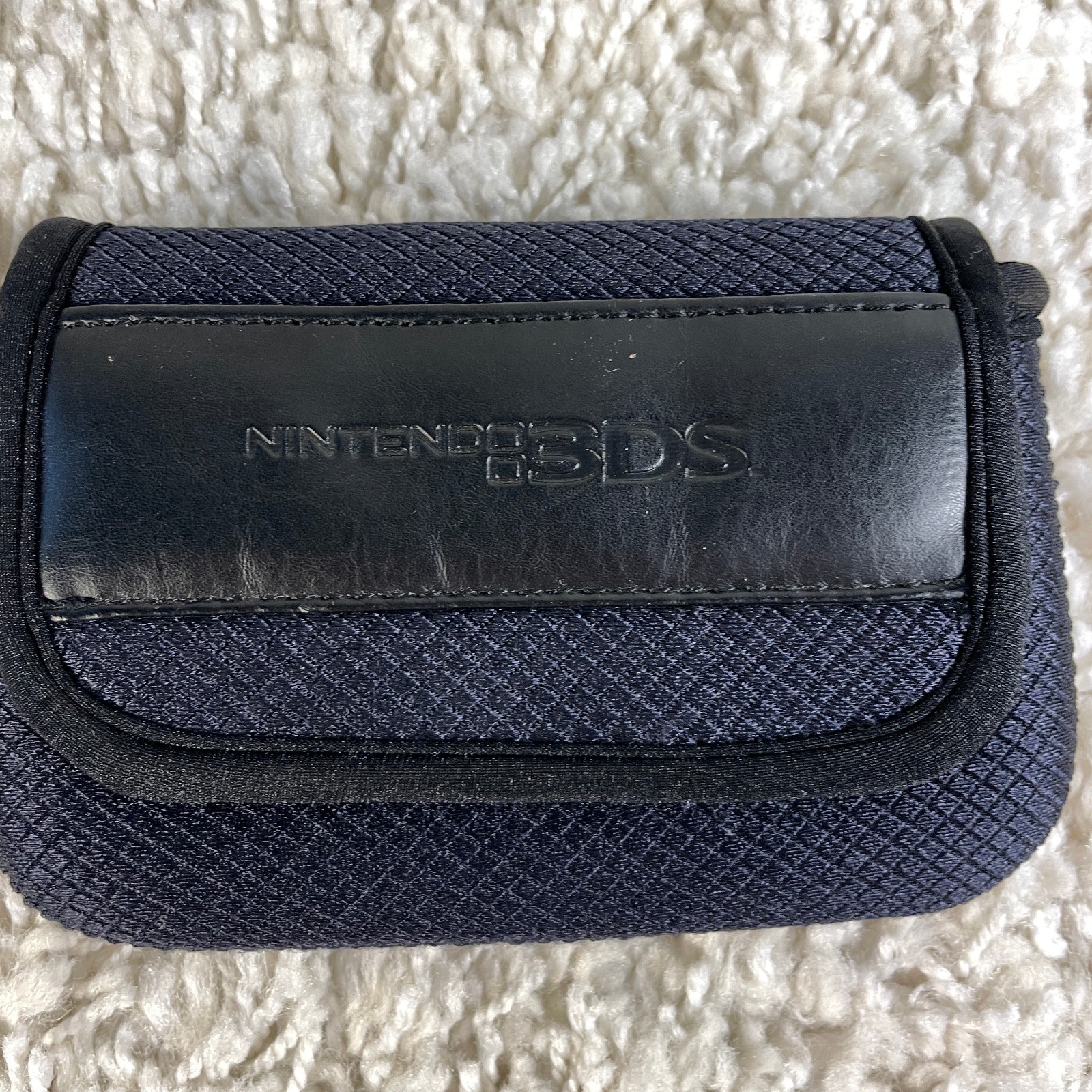 Nintendo DS DSi 3DS Soft Carrying Travel Bag Case Black Official Sleeve Mesh OEM