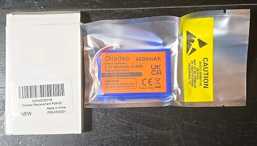 Oliado PlayStation 5 Lithium-ion Replacement Battery/Sony Dualsense Wireless…