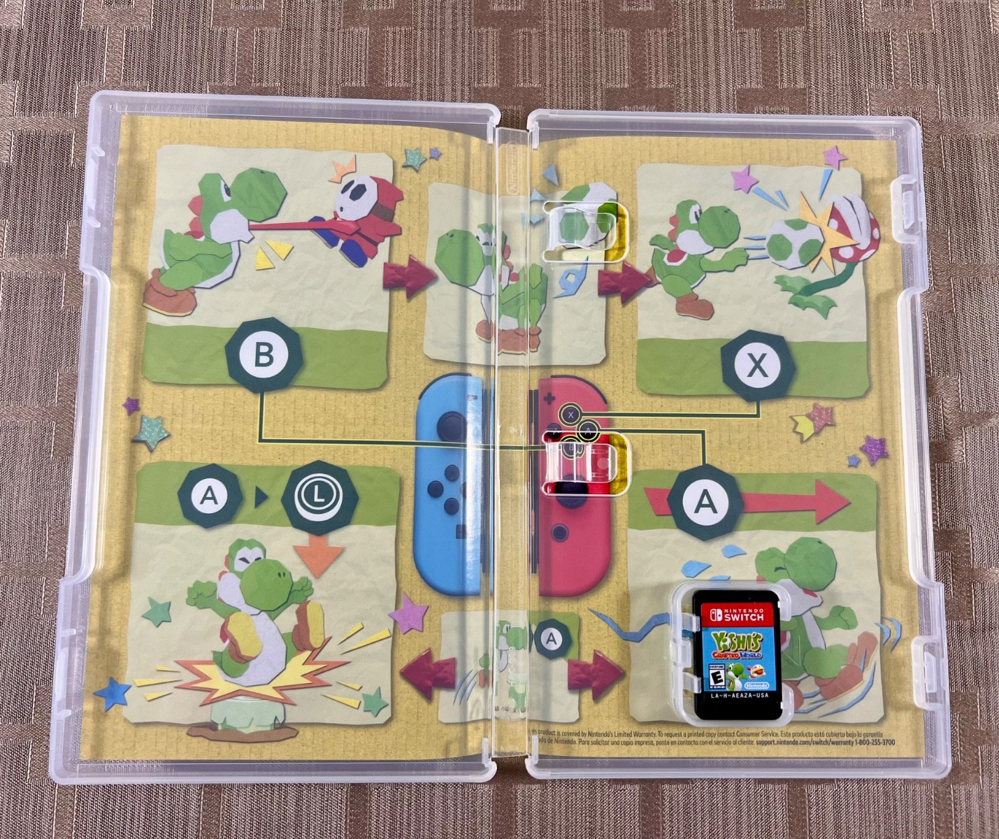Yoshi’s Crafted World – Nintendo Switch Game w/Case
