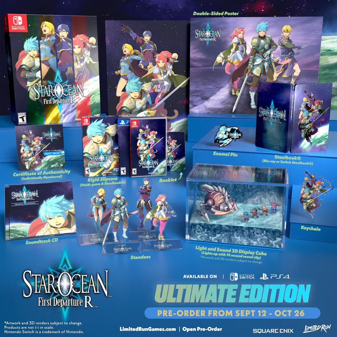 STAR OCEAN First Departure R Ultimate Edition PS4 Preorder ships 7/31