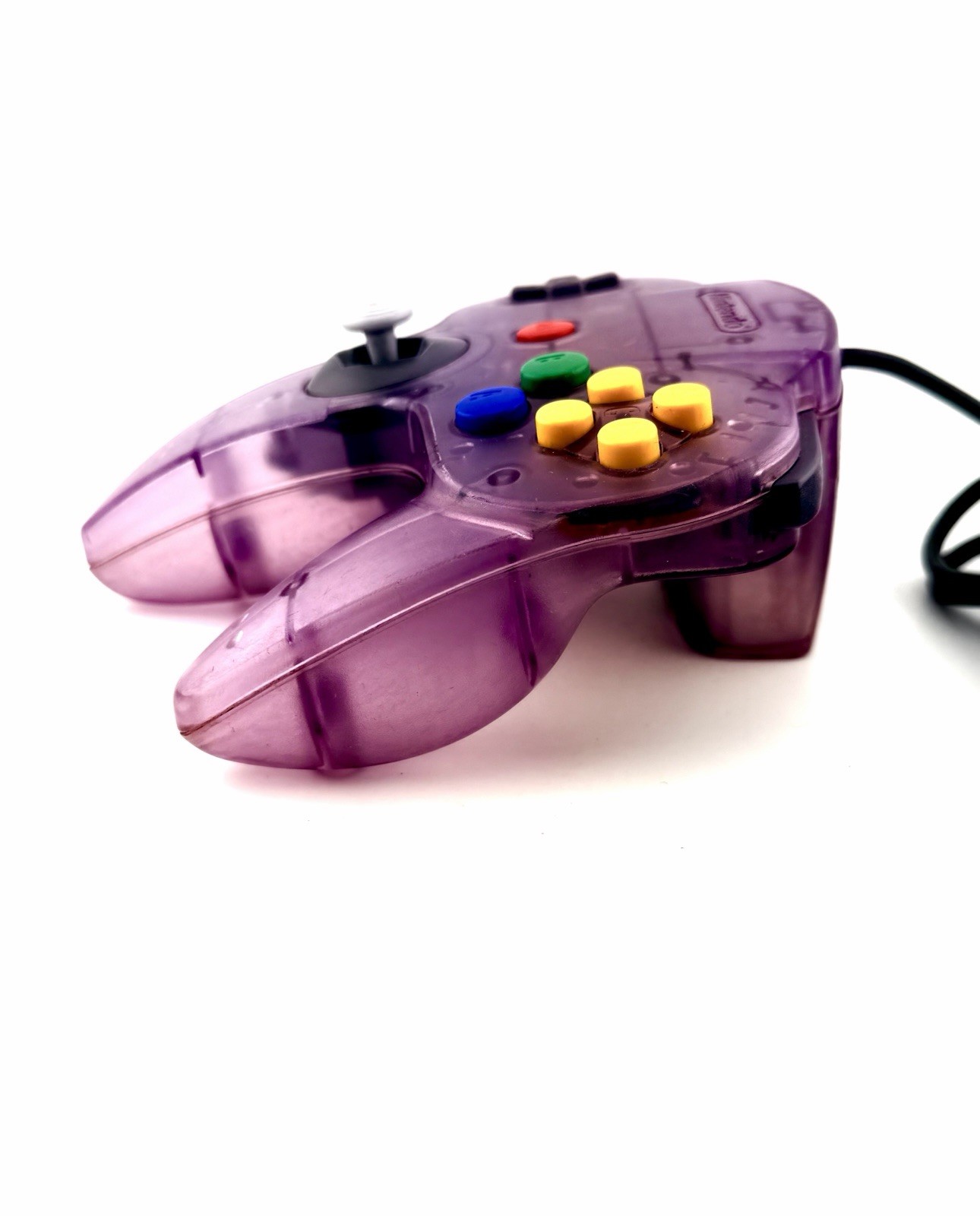 N64 – Controller Atomic Purple OEM Nintendo 64 Stick 8/10 – Fast Free Shipping!