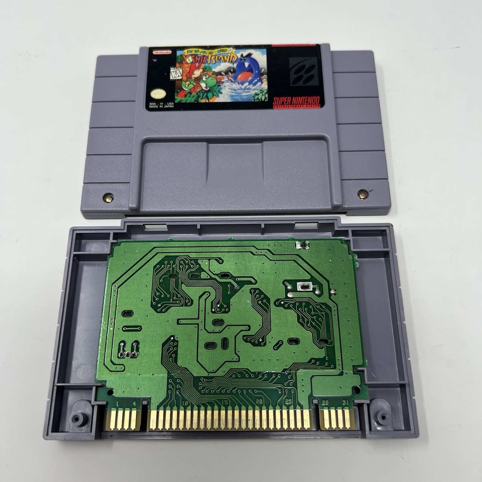 Super Mario World 2 Yoshi’s Island (Super Nintendo, 1995) Snes Authentic Cleaned