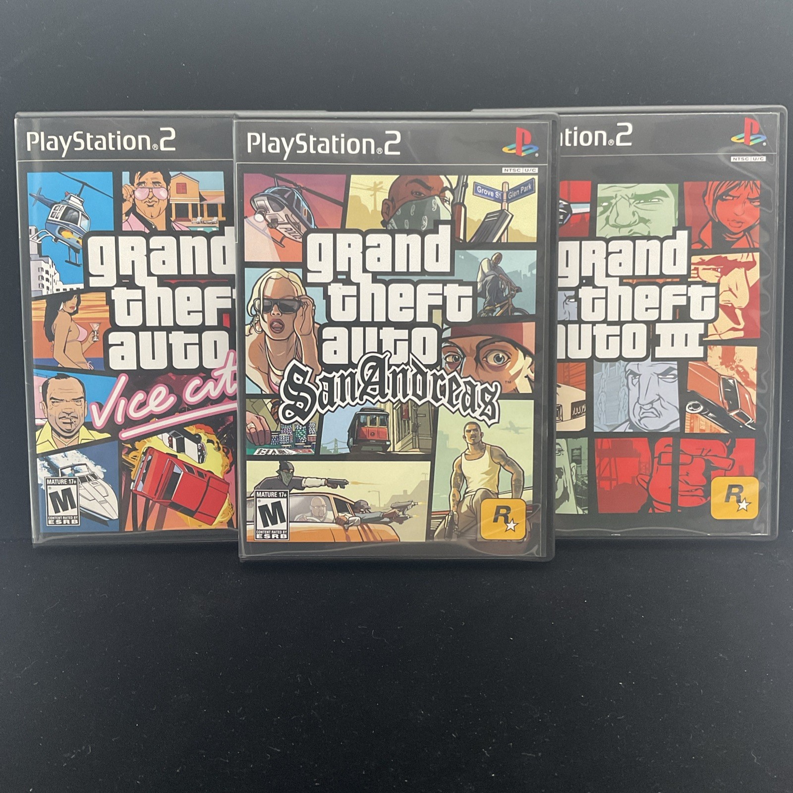 Grand Theft Auto Bundle (PS2) Tested & Working Clean 1 YR Warranty Refurbished