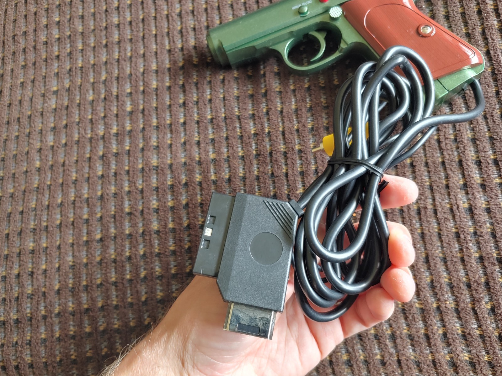 Scorpion Playstation PS1 PS2 Sega Saturn Green Light Gun Tested RARE