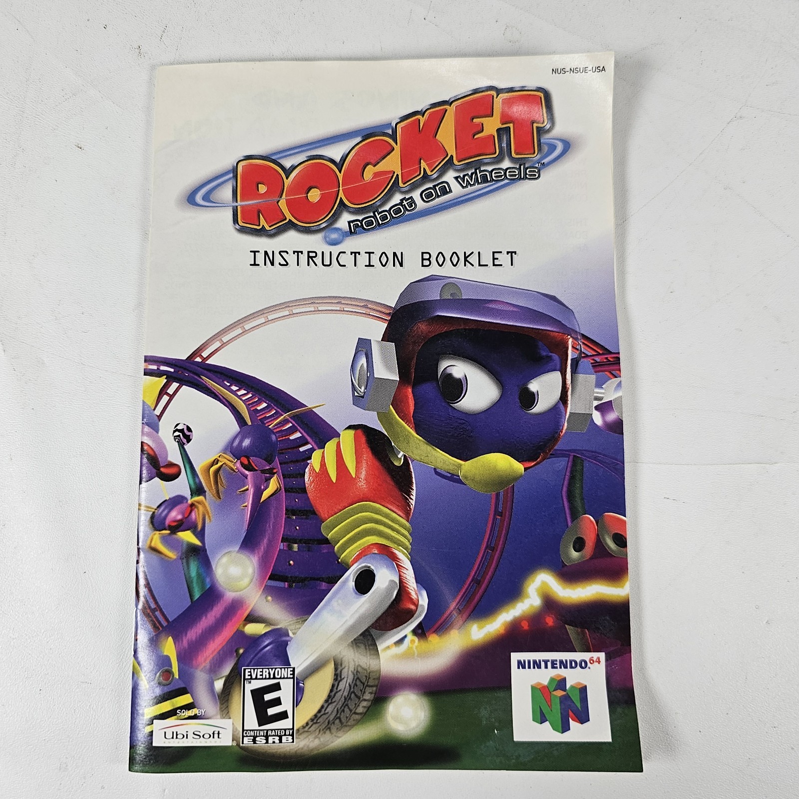Rocket: Robot on Wheels (Nintendo 64, 1999) Game CIB Complete MINT CELLOPHANE