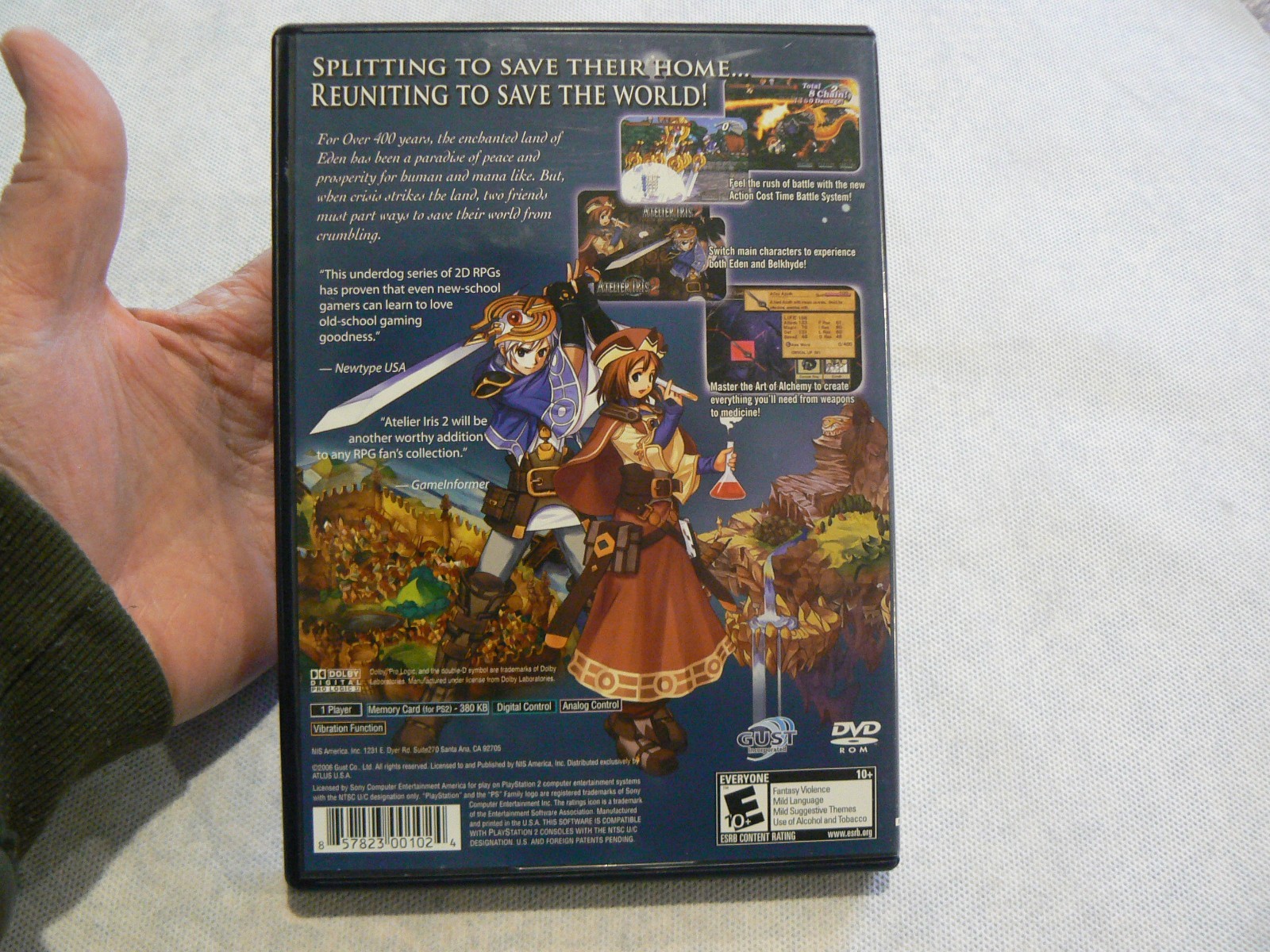 Atelier Iris 2: The Azoth of Destiny (PlayStation 2, PS2, 2006) Complete Tested