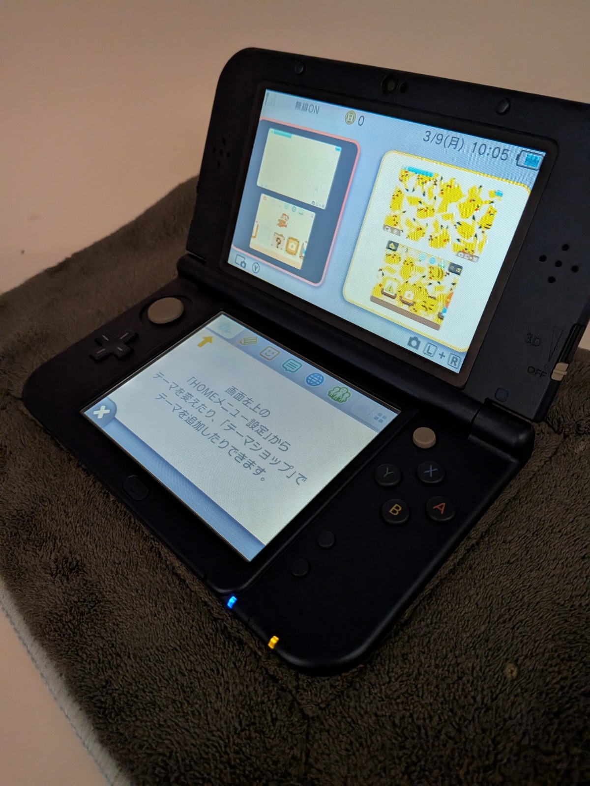 【Excellent5】Nintendo NEW 3DS LL XL Blue Handheld Used Game Console From Japan