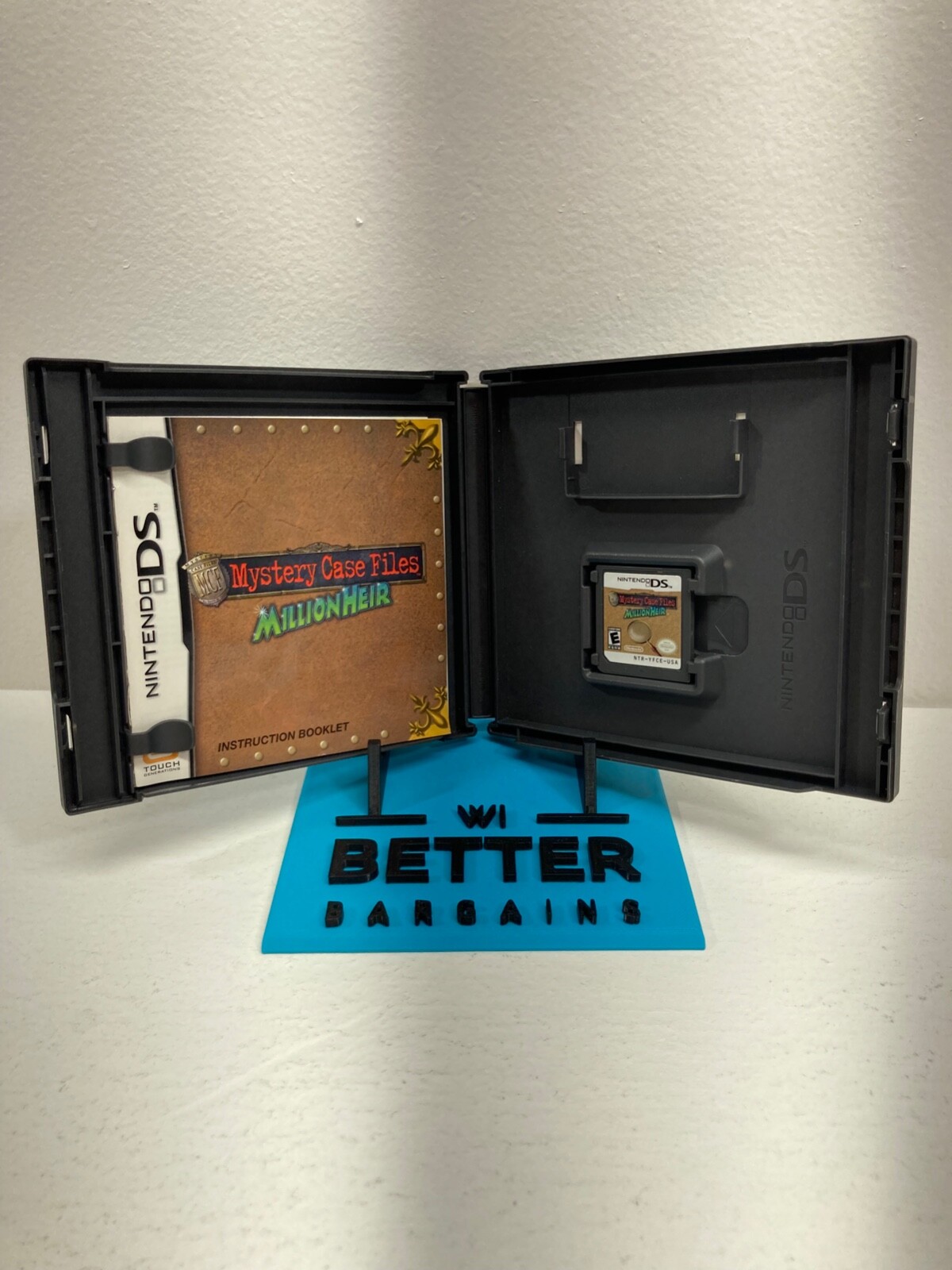 Mystery Case Files: MillionHeir (Nintendo DS) 3DS 2DS DSi XL Complete & Tested!