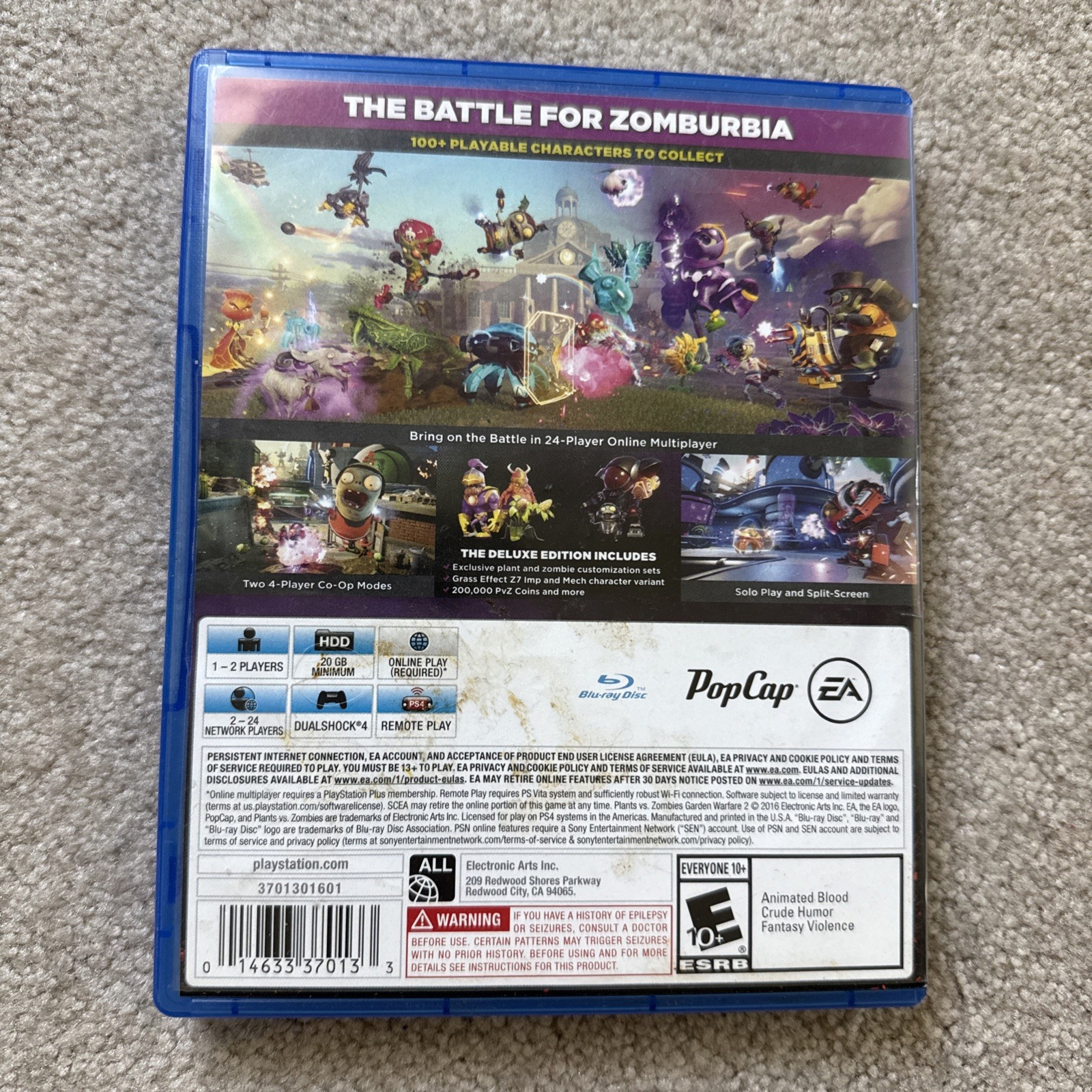 Plants vs. Zombies: Garden Warfare 2 Deluxe Edition Sony PlayStation 4