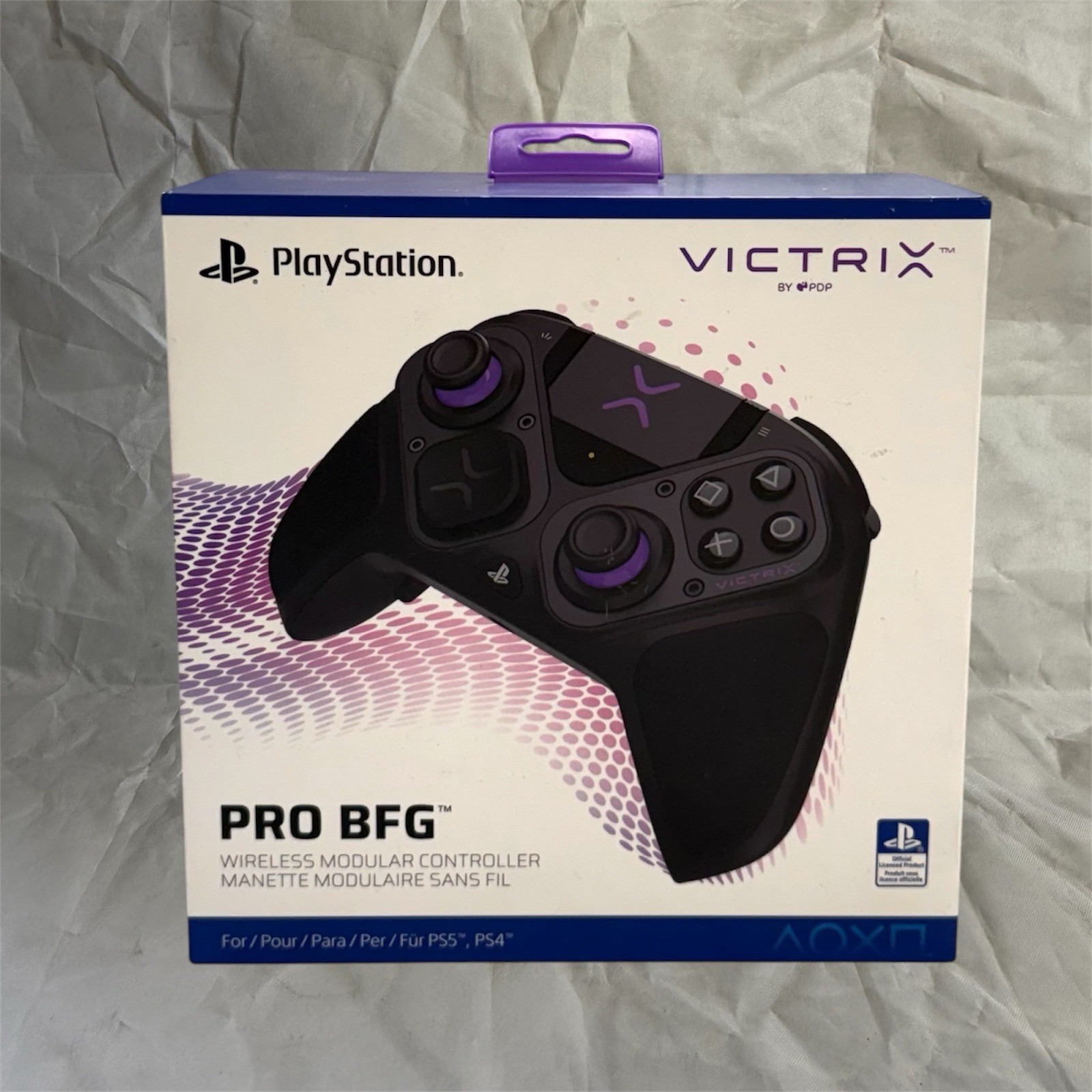 PDP Victrix Pro BFG Wireless Modular Controller for PS5, PS4, Black