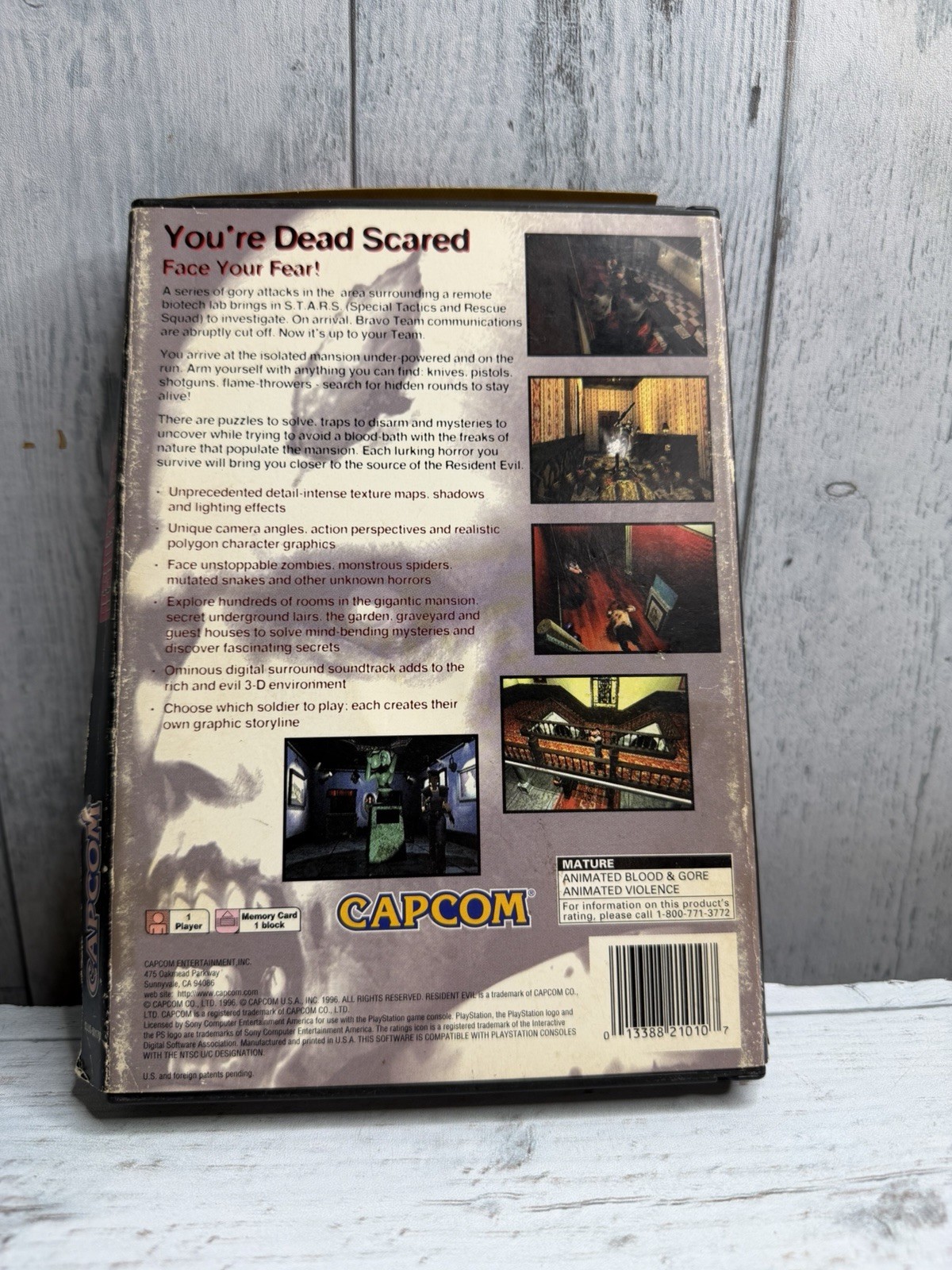 Resident Evil Long Box PlayStation 1
