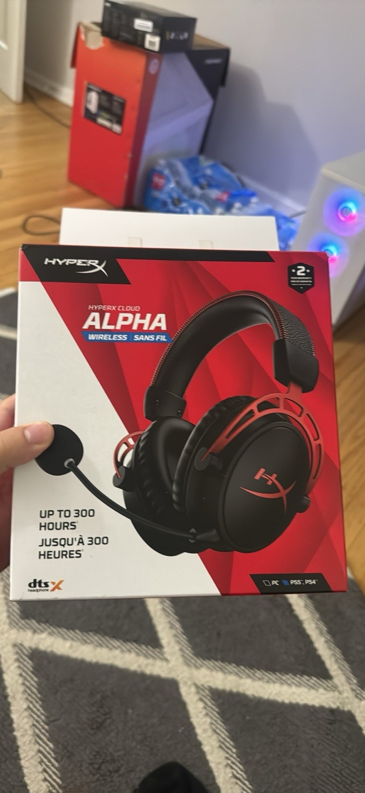 HyperX Cloud Alpha Wireless – Open Box – No USB Dongle